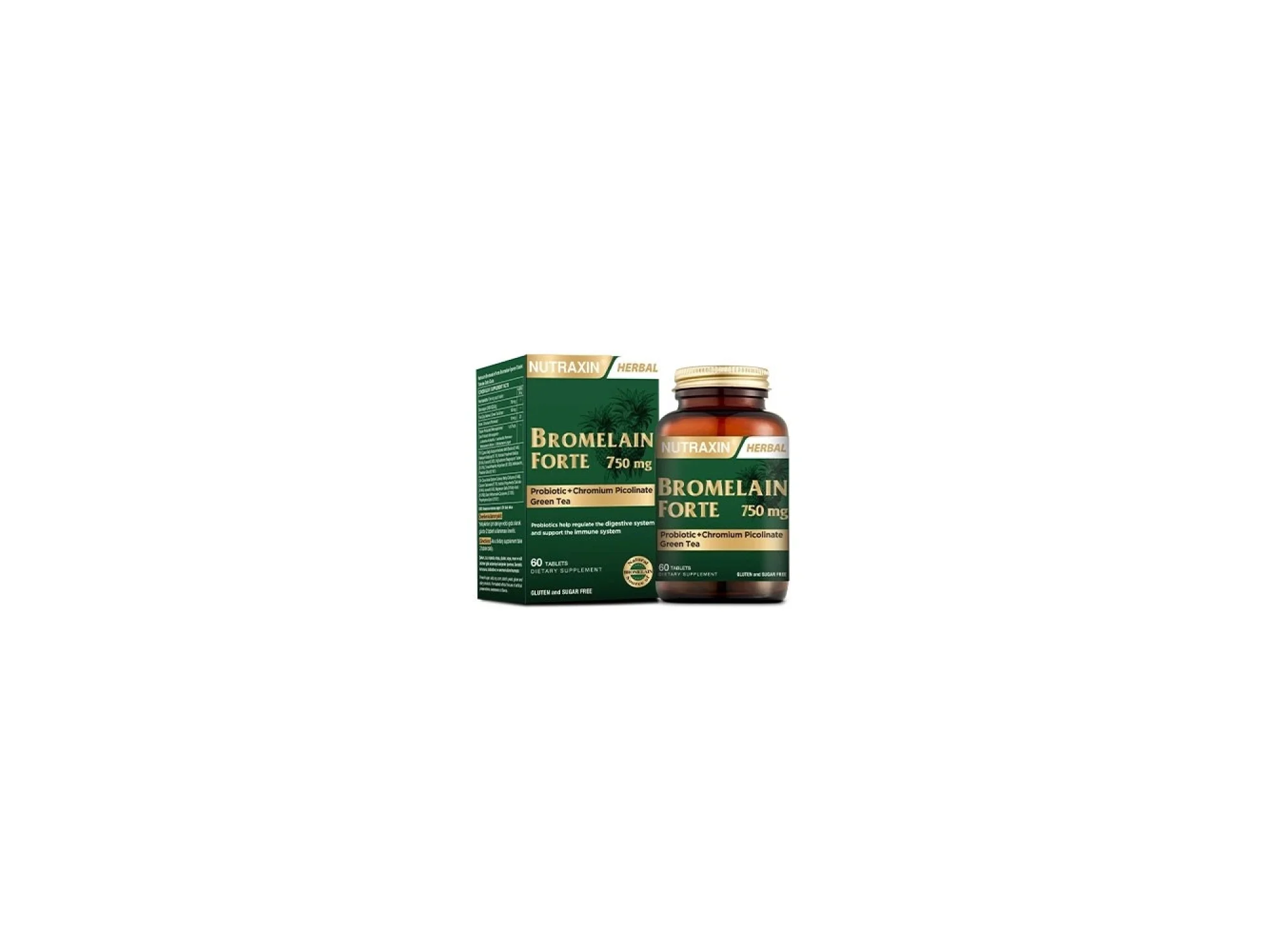 Nutraxin Bromelain Forte 60 Tablet