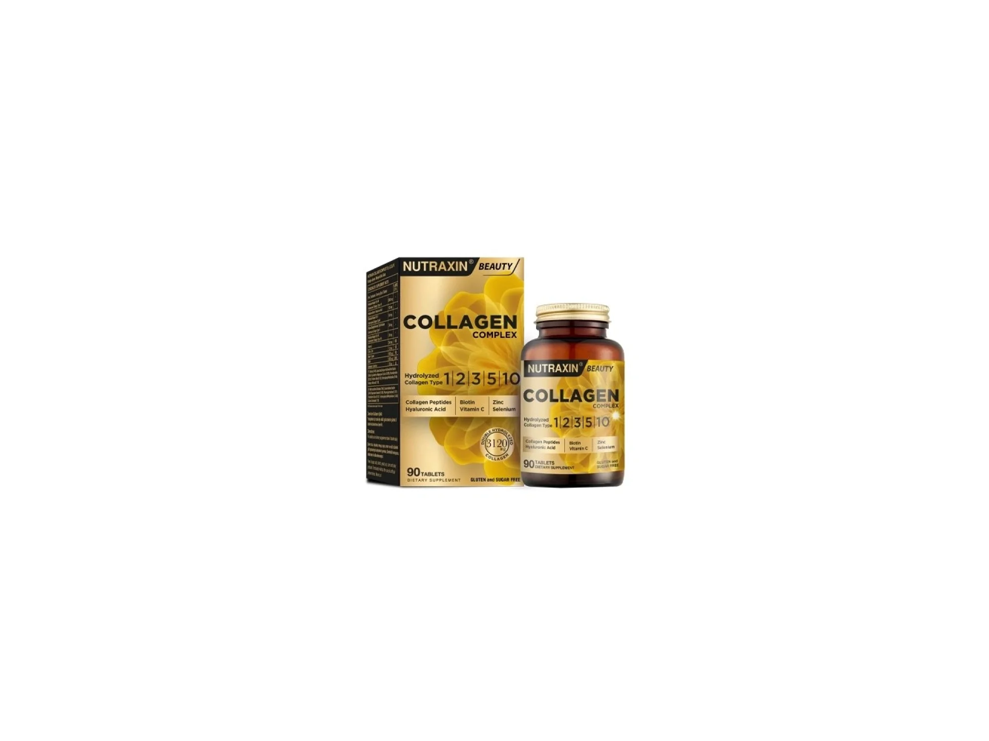 Nutraxin Collagen Complex Tip 1-2-3-5-10 3120 mg 90 Tablet