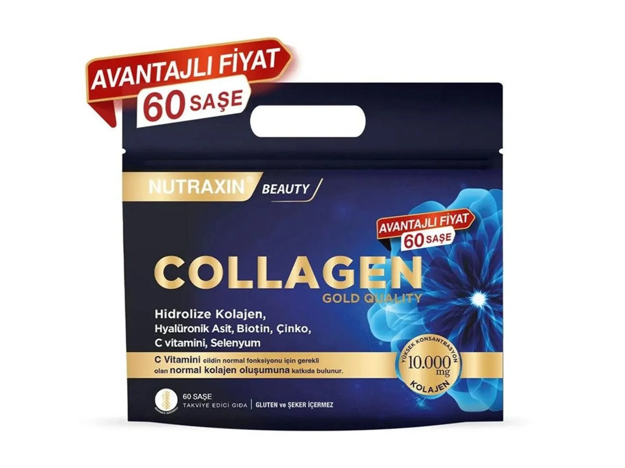 Nutraxin Collagen Gold Quality 10.000 mg 60 Saşe