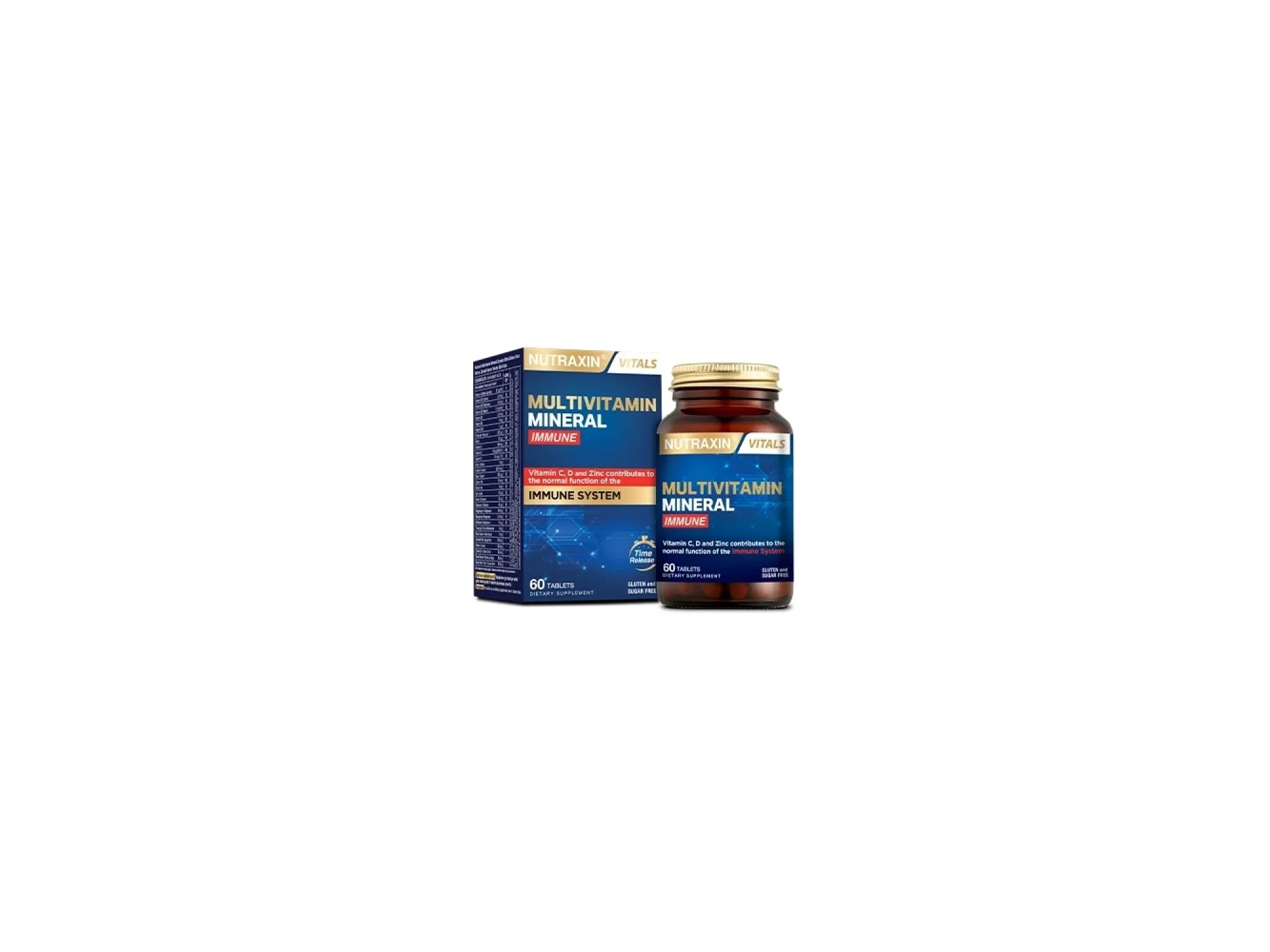 Nutraxin Multivitamin Mineral Immune 60 Tablet