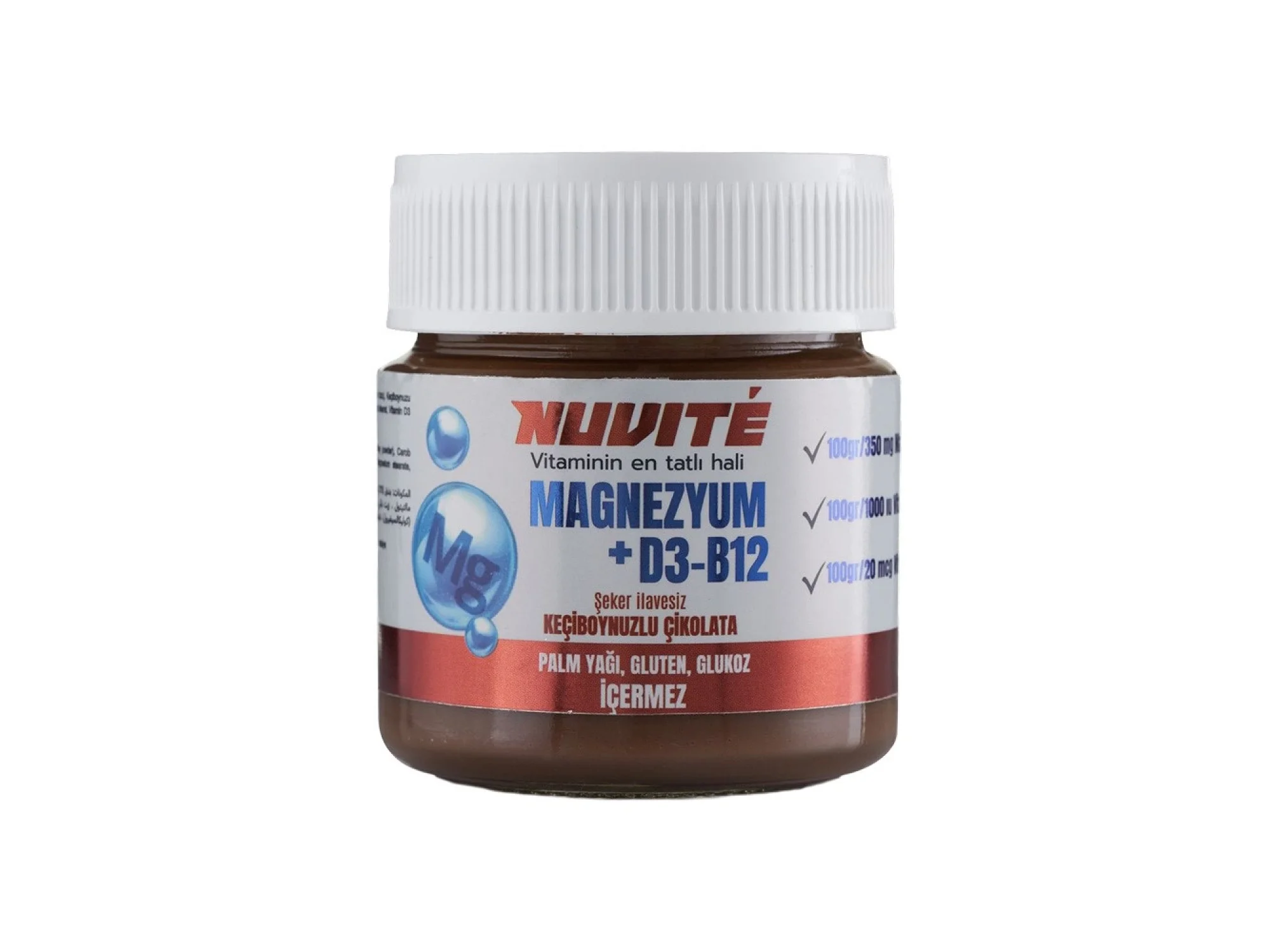 Nuvite Magnezyum D3 B12 200 gr