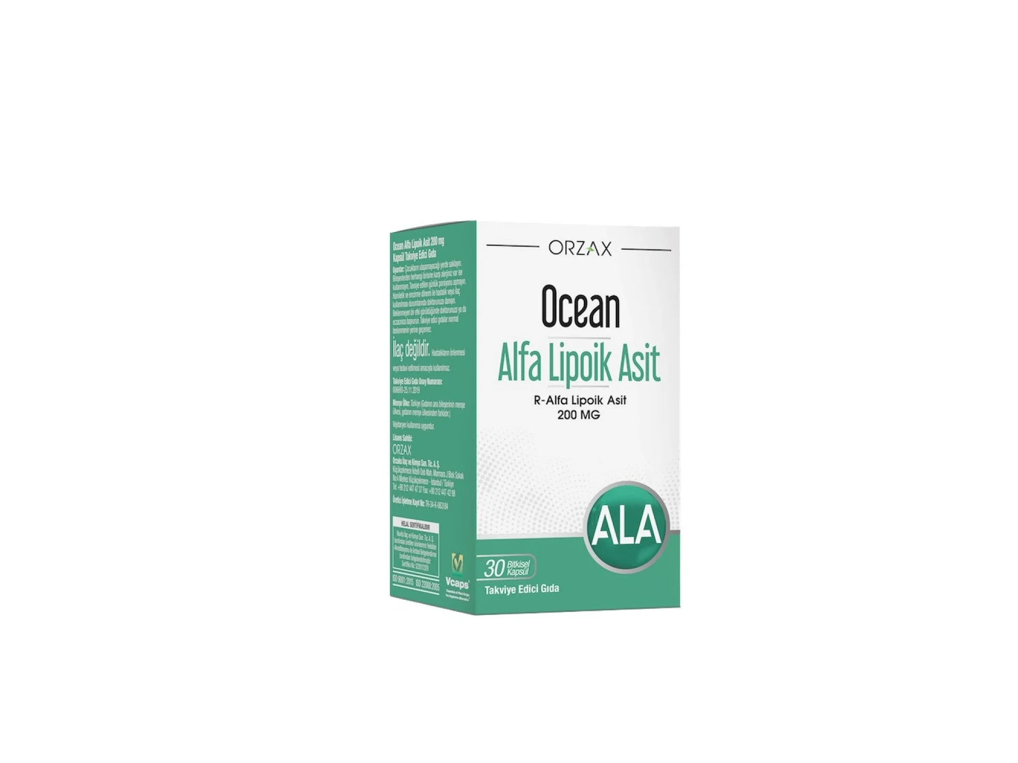 Ocean Alfa Lipoik Asit 200 mg 30 Tablet