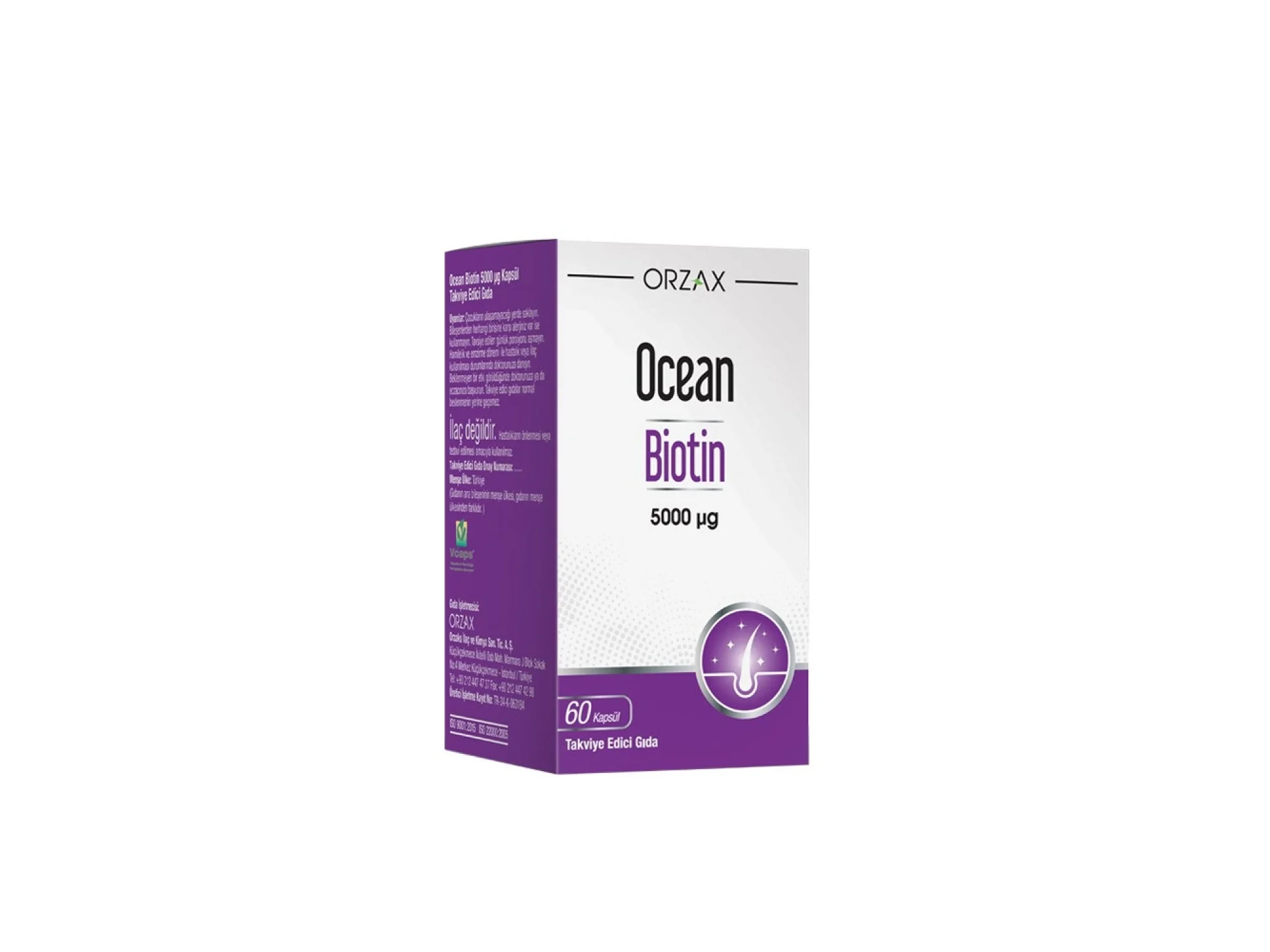 Ocean Biotin 5000 mcg 60 Kapsül