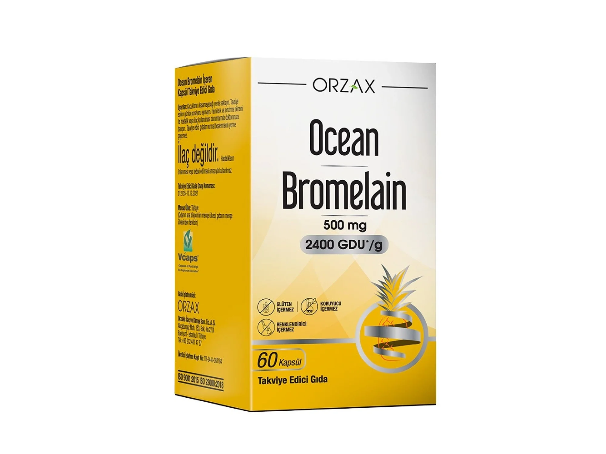 Ocean Bromelain 60 Kapsul