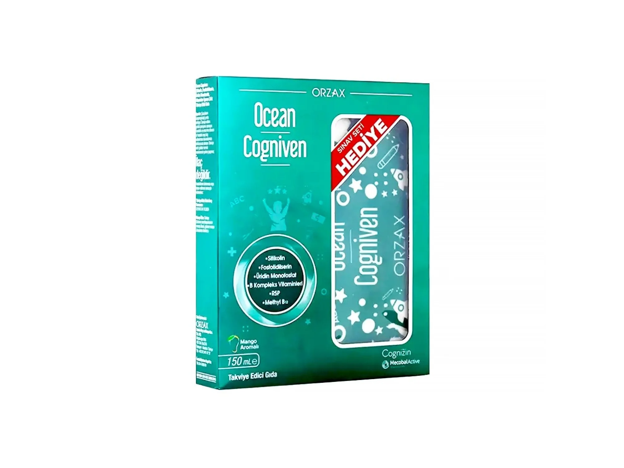 Ocean Cogniven Mango Aromalı 150 ml + Sınav Seti Hediyeli
