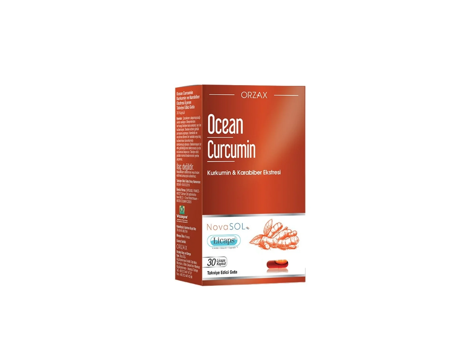 Ocean Curcumin 30 Kapsül