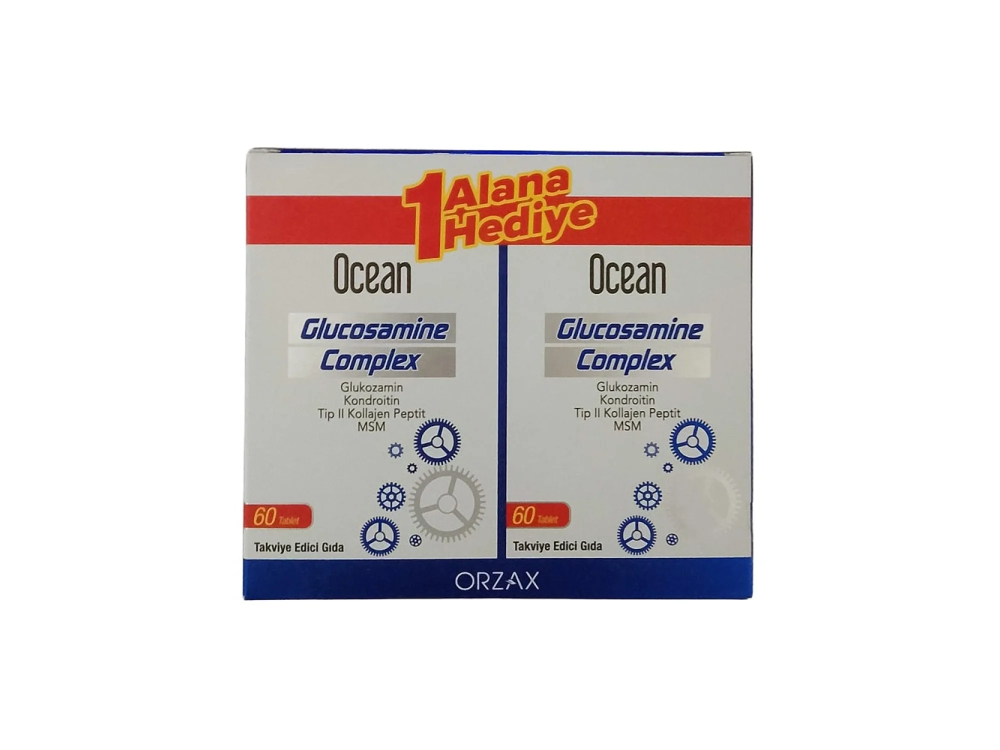 Ocean Glucosamine Complex 60 Tablet - 1 Alana 1 Hediye