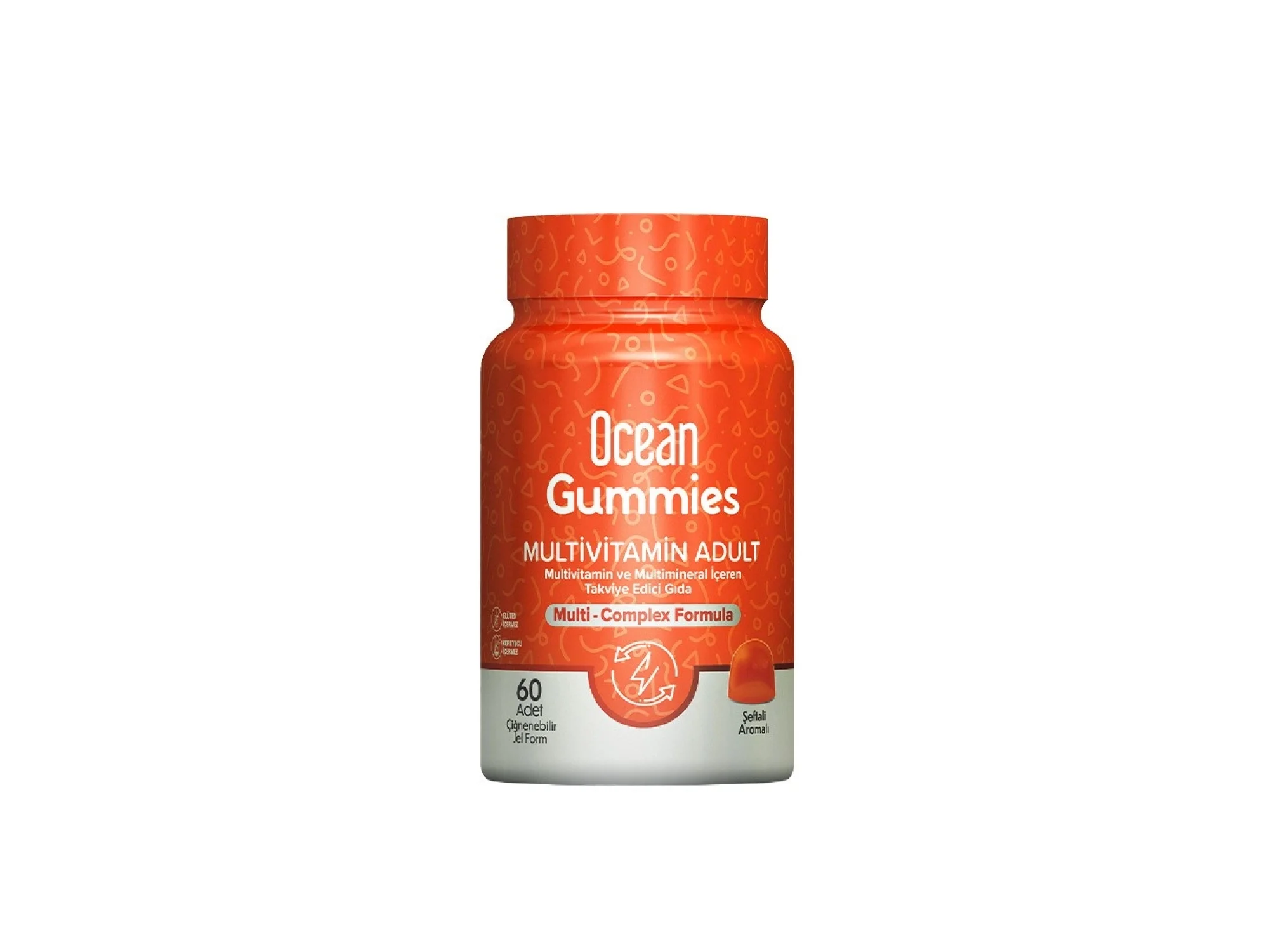 Ocean Gummies Multivitamin Adult 60 Çiğnenebilir Jel Form