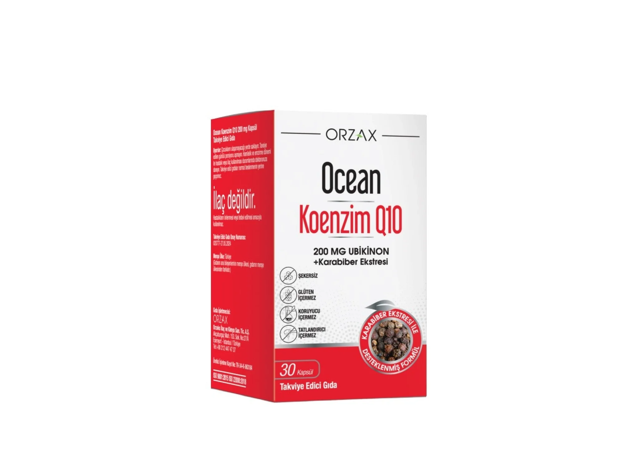 Ocean Koenzim Q10 200 mg 30 Kapsül