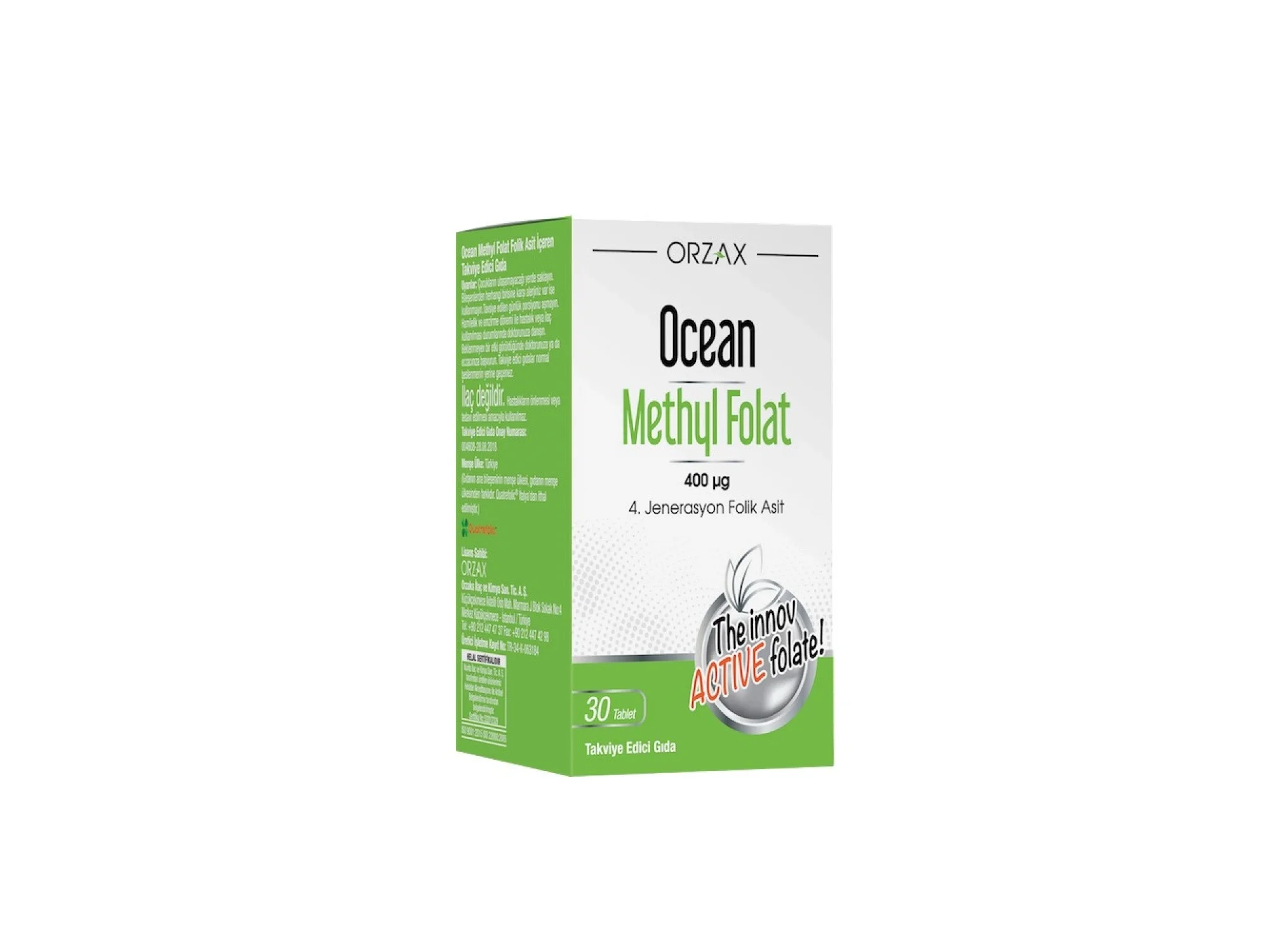 Ocean Methyl Folat 30 Tablet