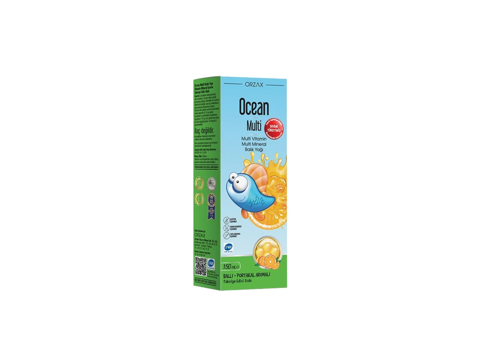 Ocean Multi Şurup (Ballı Portakal Konsantreli) 150 ml