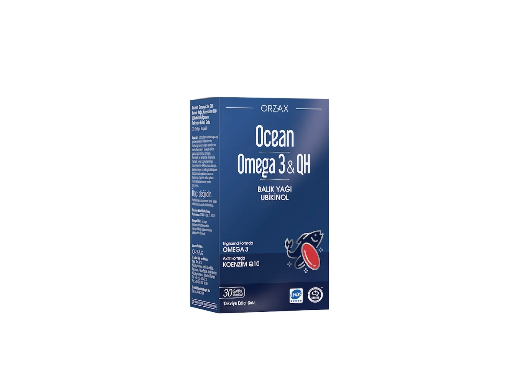 Ocean Omega 3  QH 30 Yumusak Kapsül