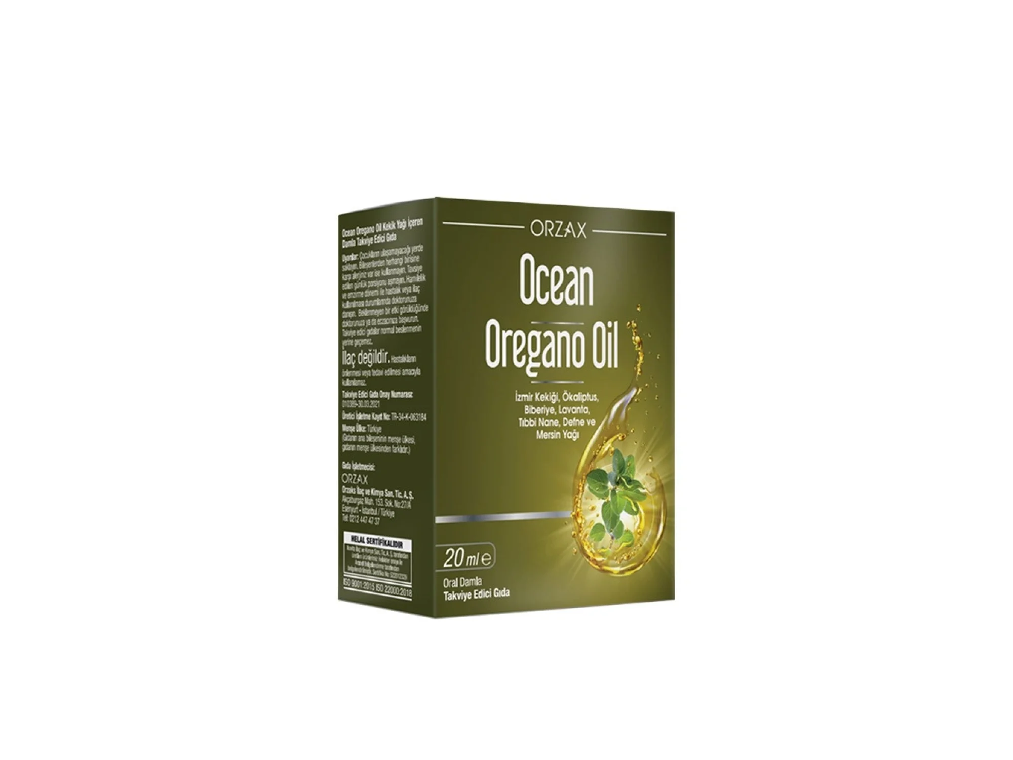Ocean Oregano Oil Damla 20 ml