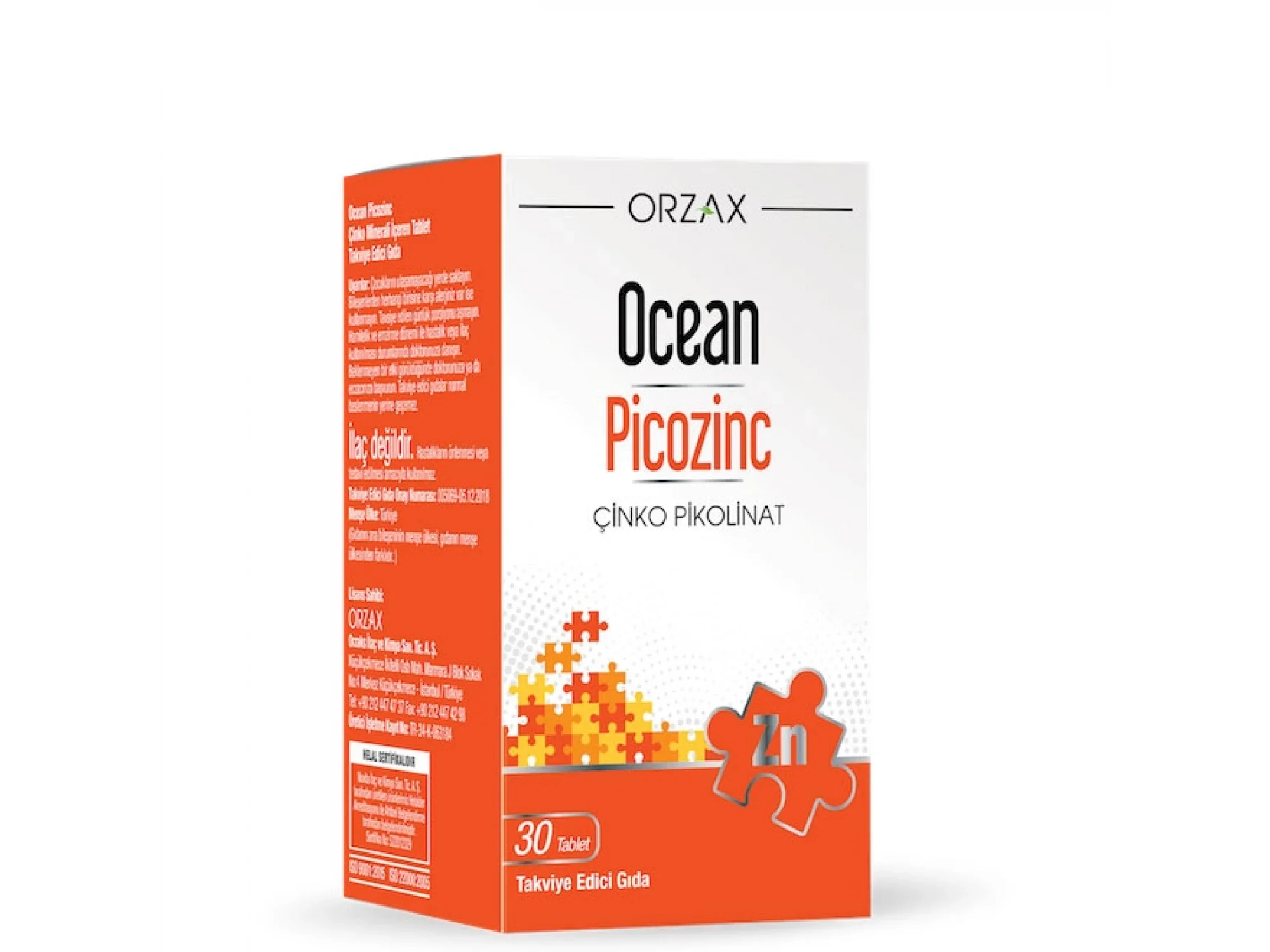 Ocean Picozinc 30 Tablet + 15 Tablet Hediye