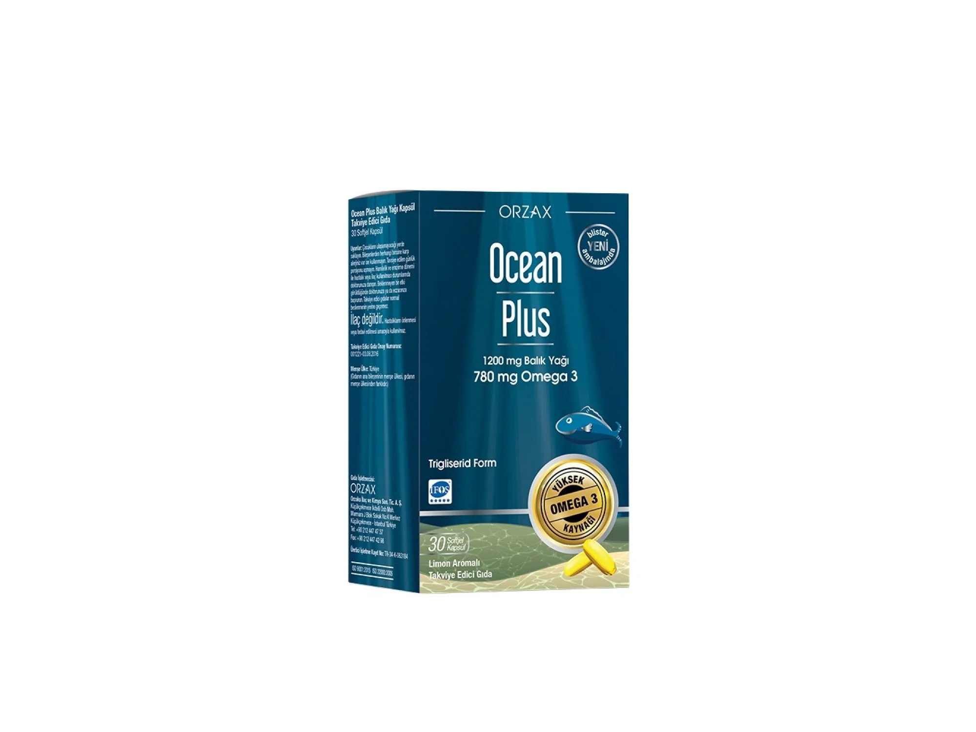 Ocean Plus 1200 mg 30 Kapsül