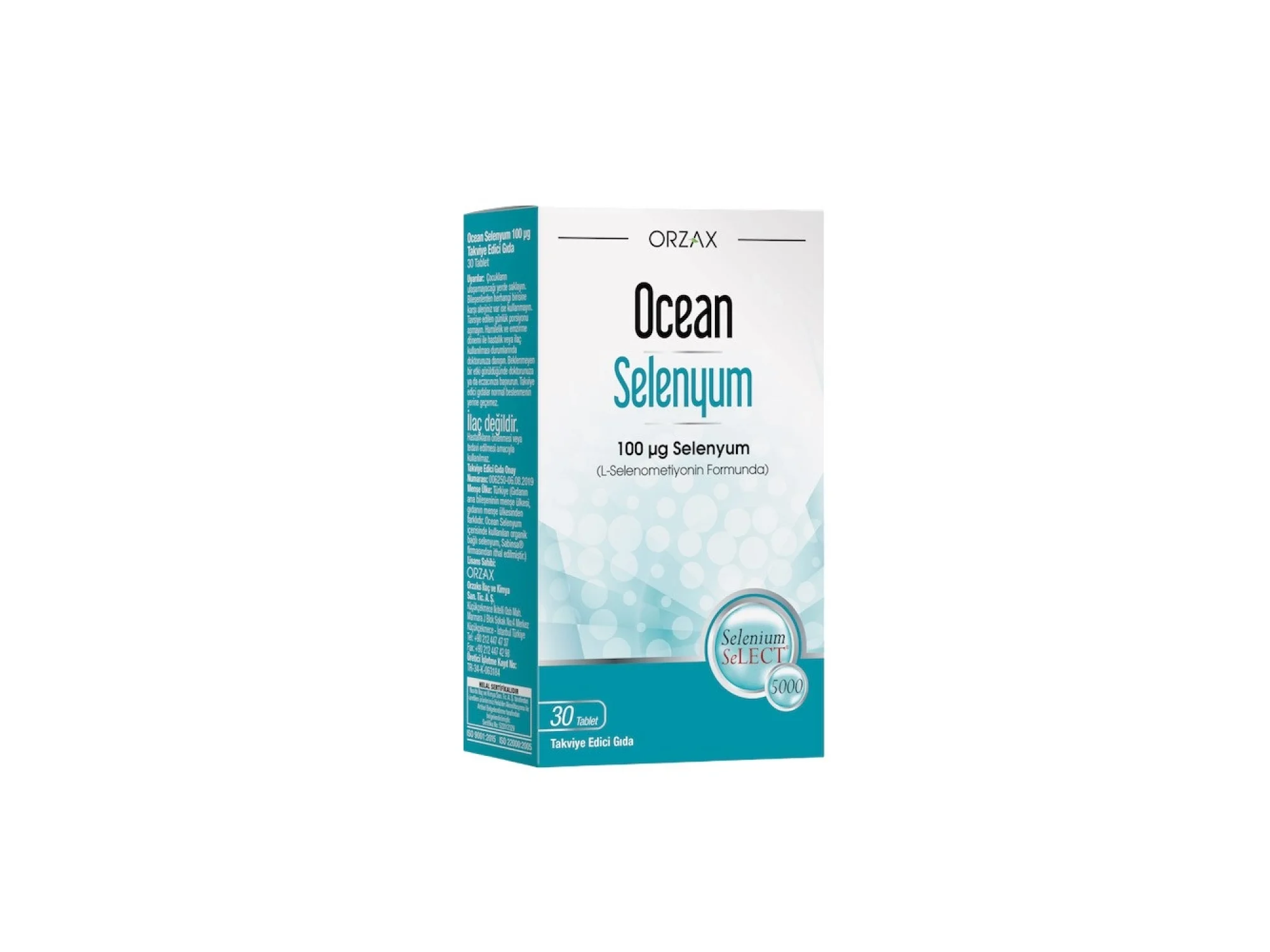 Ocean Selenyum 100 mcg 30 Tablet