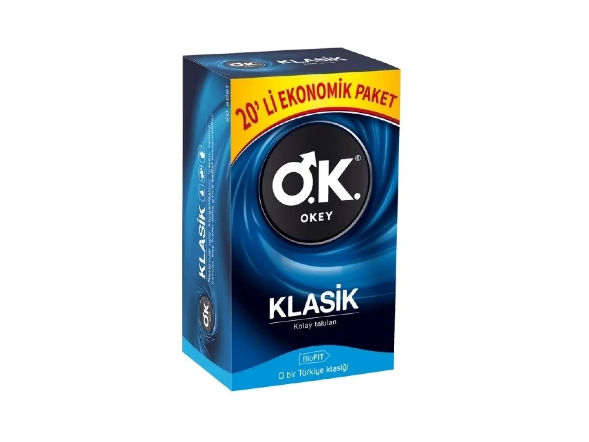 Okey Klasik Prezervatif Ekonomik 20li