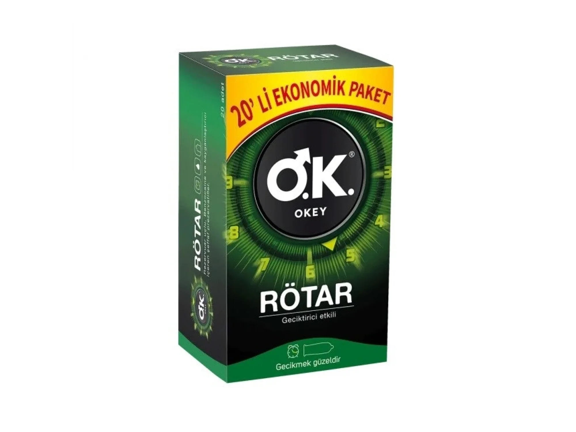 Okey Rötar Prezervatif Ekonomik 20li