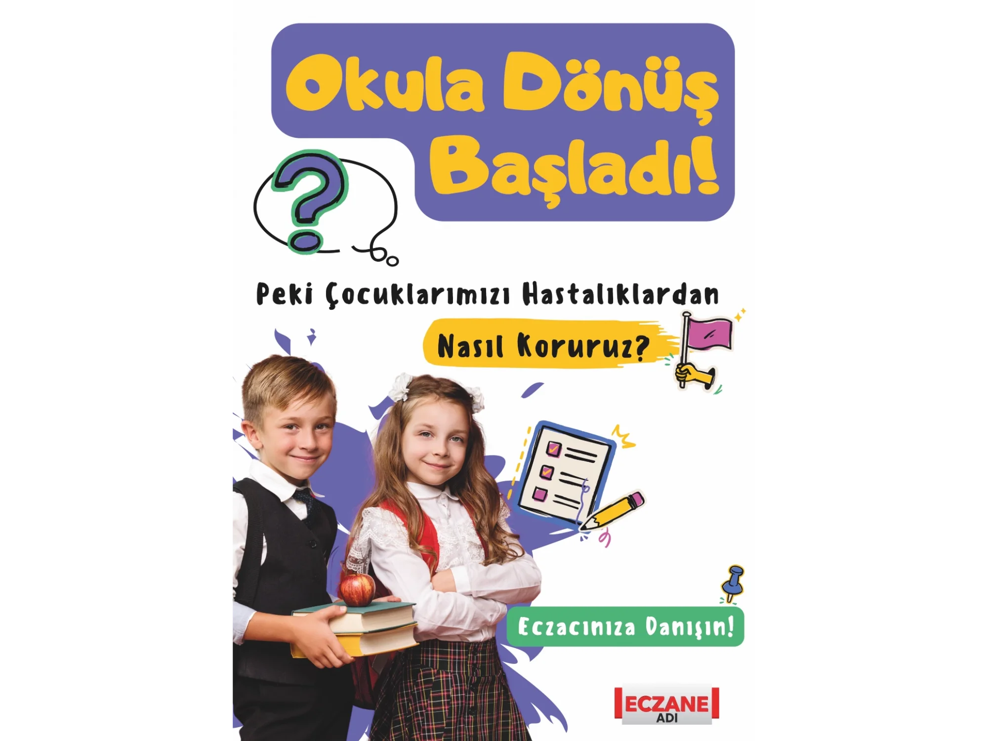 Okula Dönüş Afiş & Poster No:3
