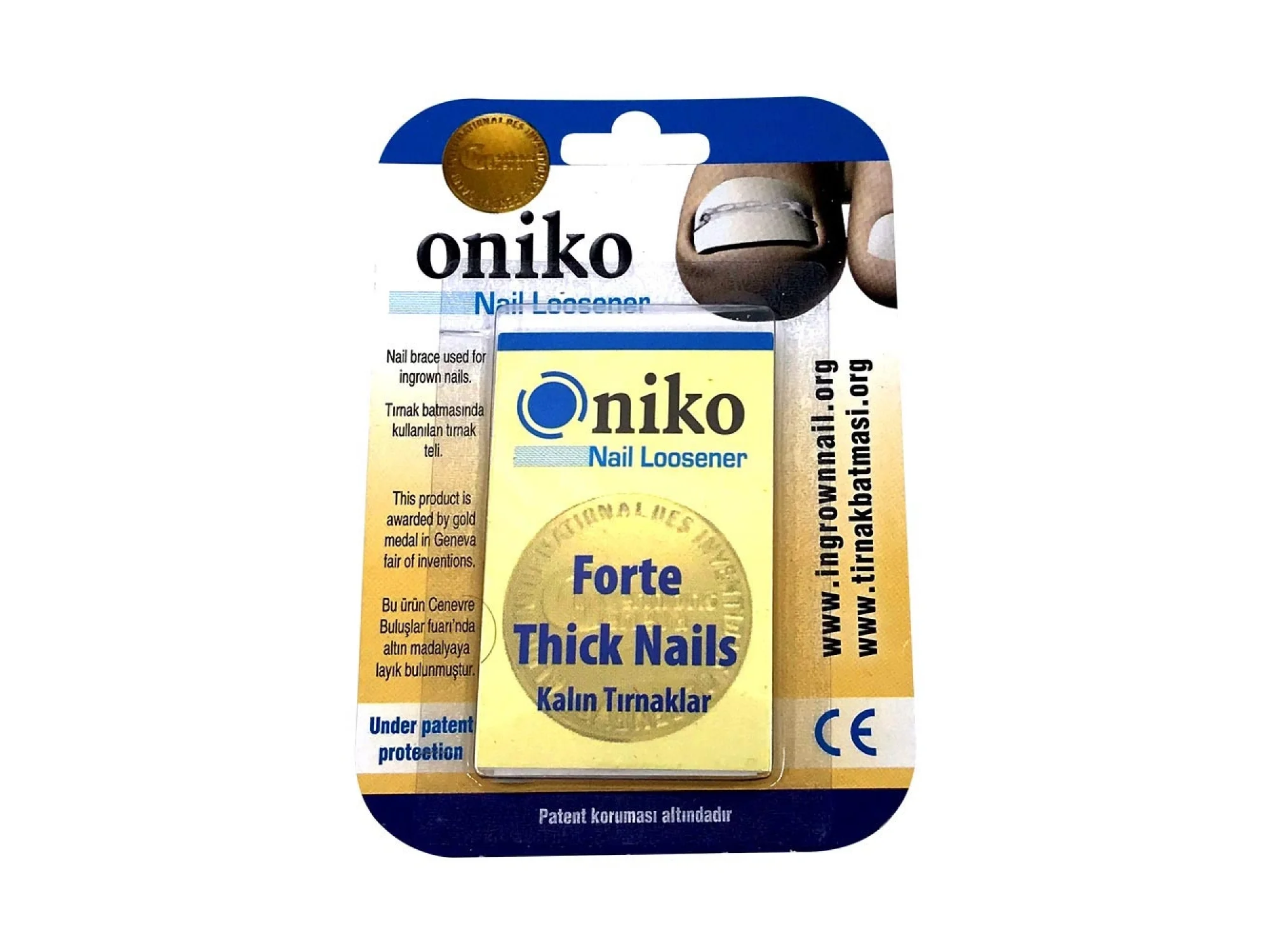 Oniko Nail Loosener Tırnak Gevşetici Tel - Tırnak Batması  Kalın Tırnaklar