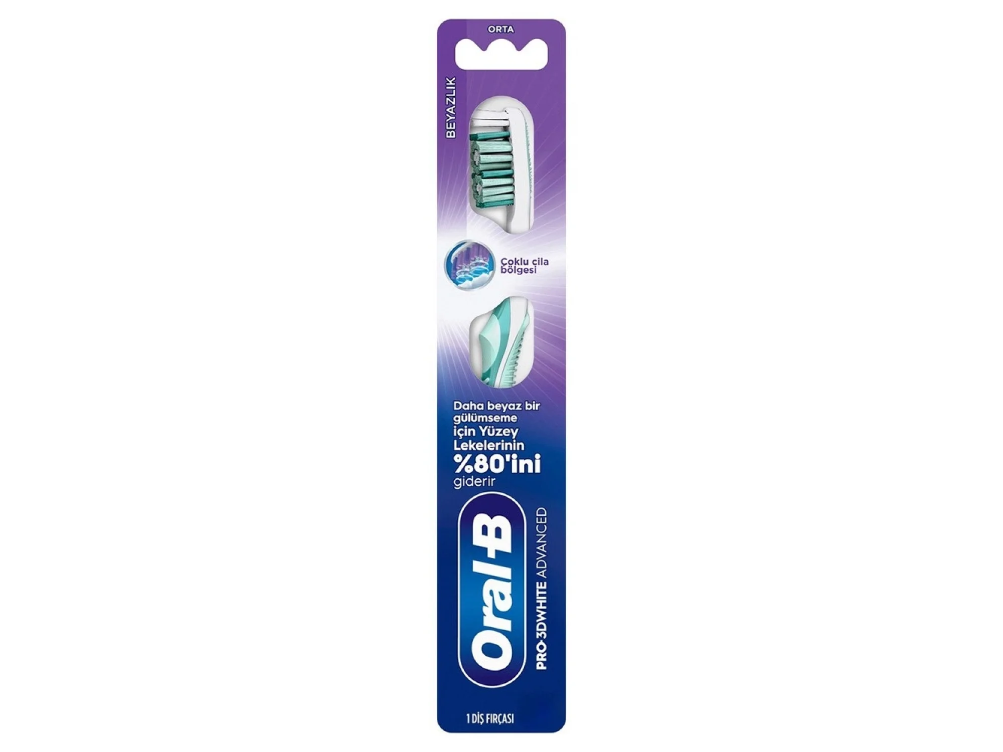 Oral-B Pro-3D White Advanced Beyazlık Diş Fırçası Orta
