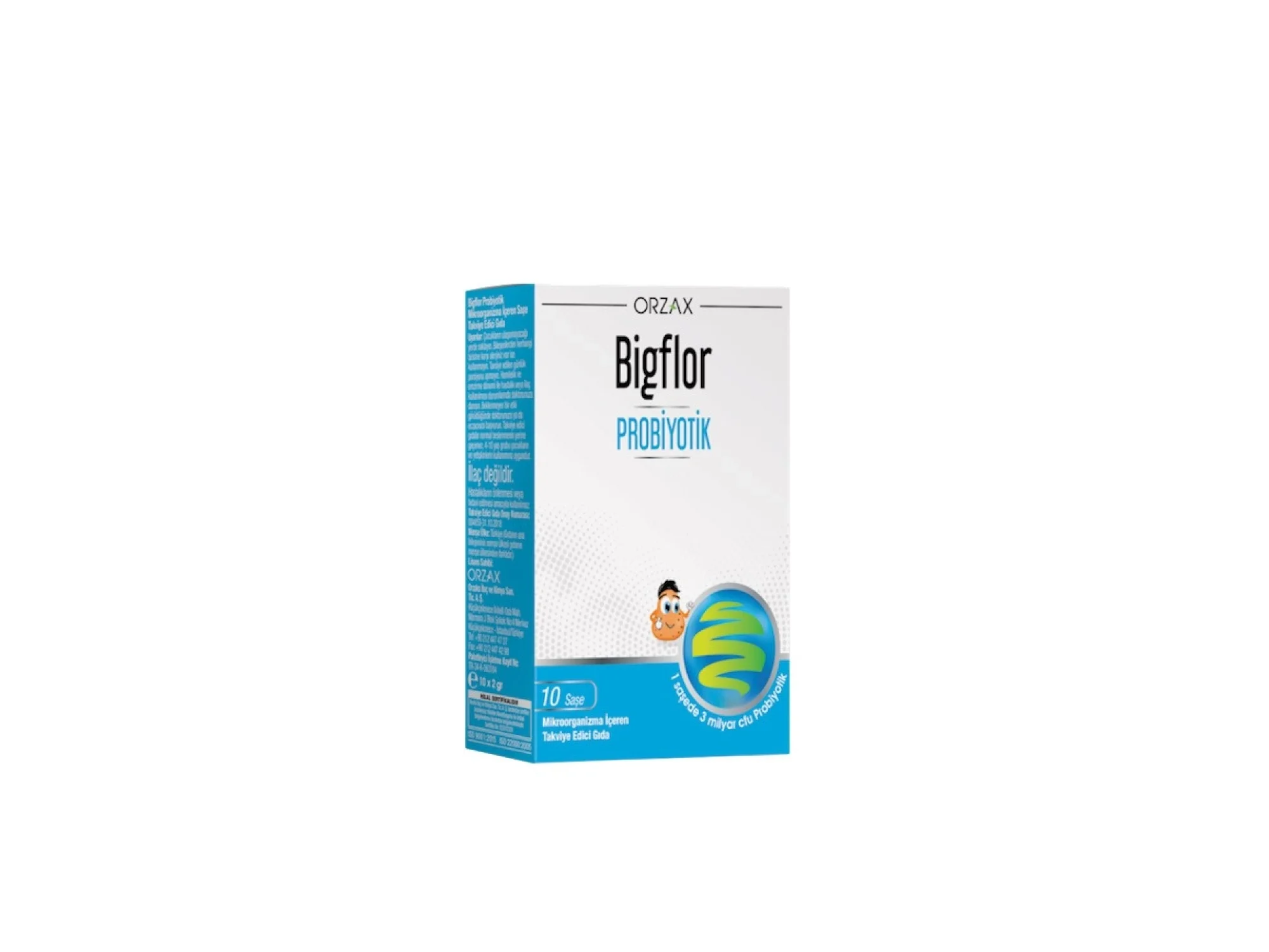 Orzax Bigflor Probiotic  Prebiotic 10 Sase