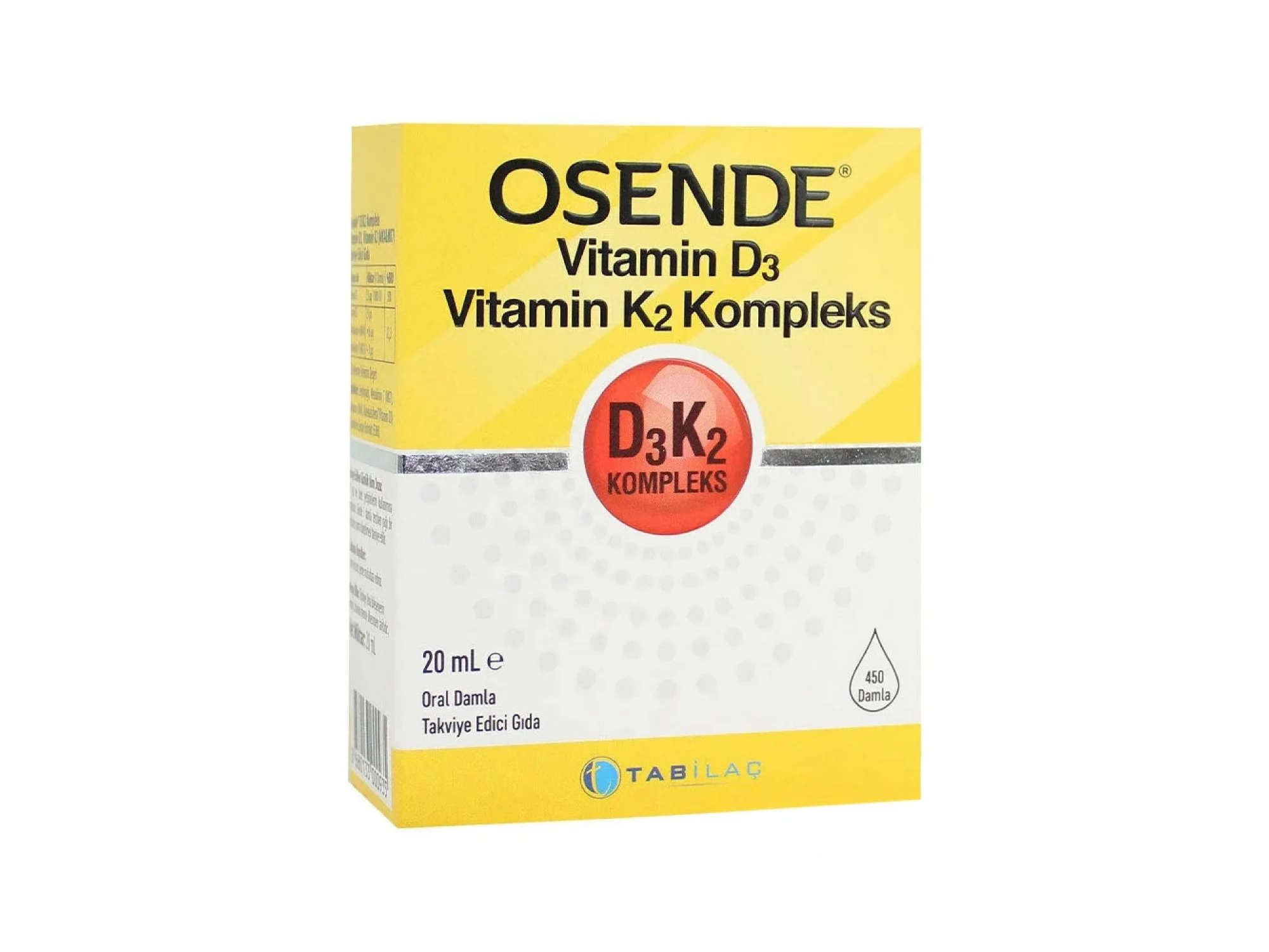Osende D3K2 Komplex Damla 20 ml