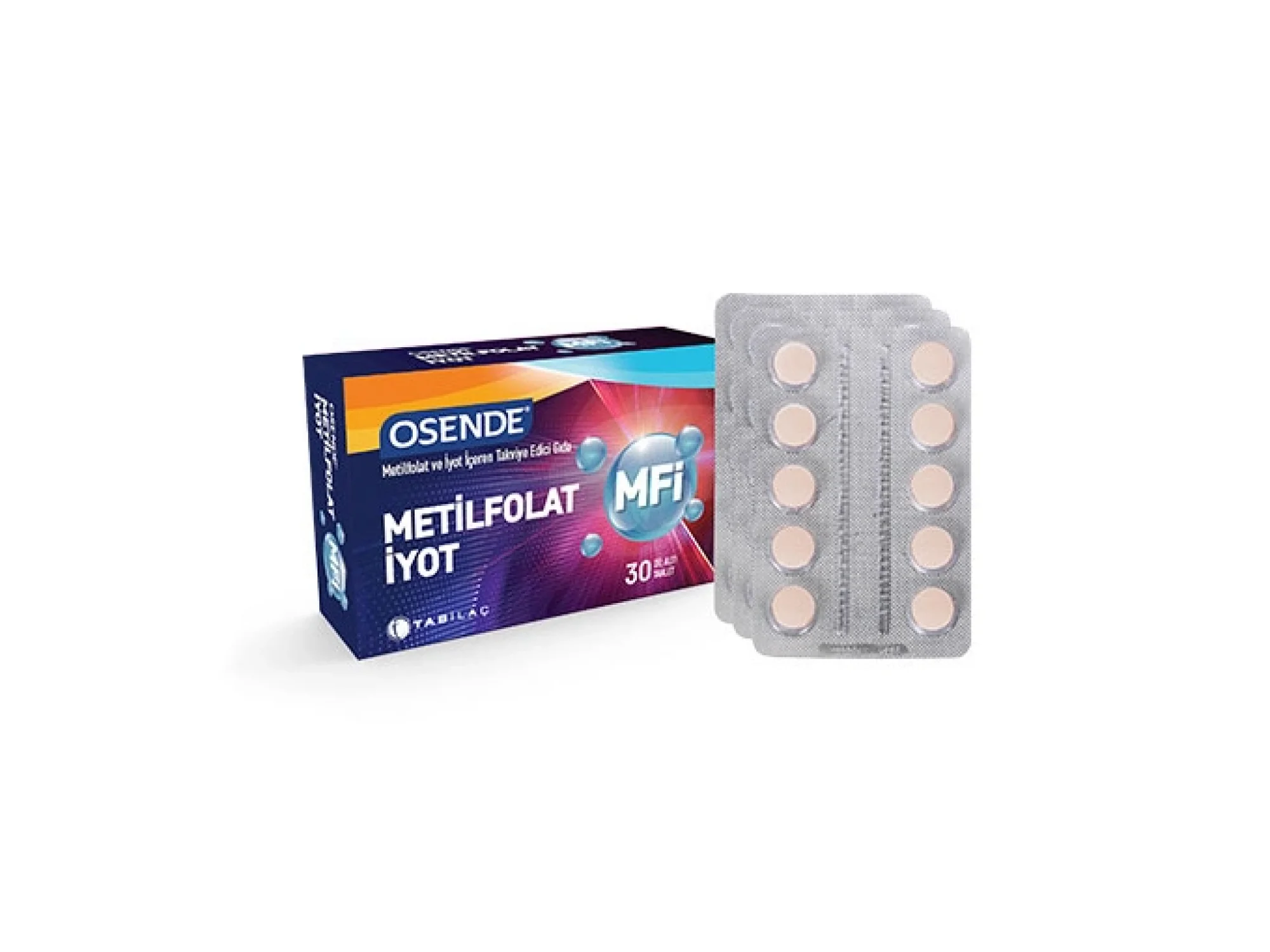 Osende MFI Metilfolat İyot 30 Tablet