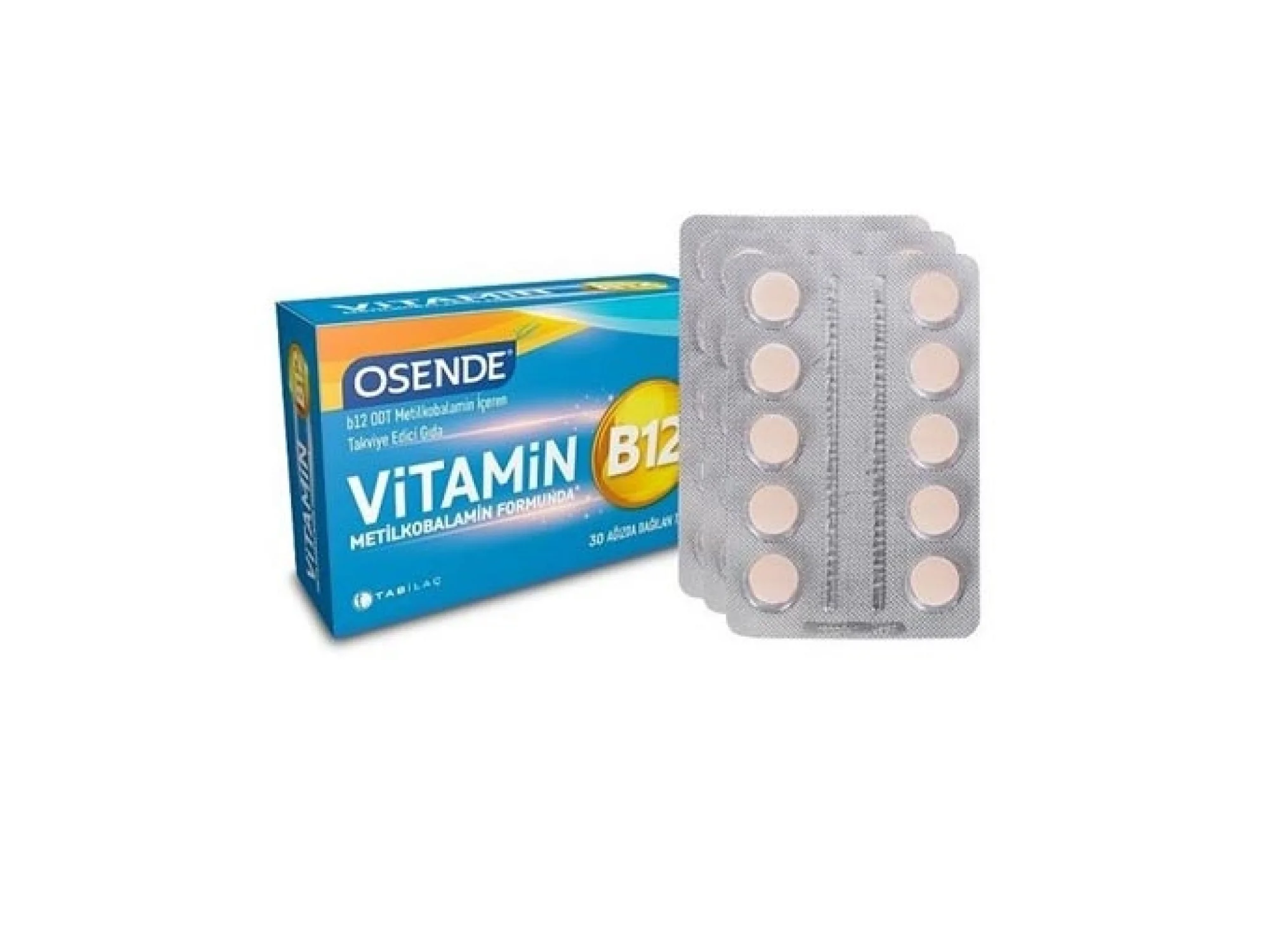 Osende Vitamin B12 30 Ağızda Dağılan Tablet