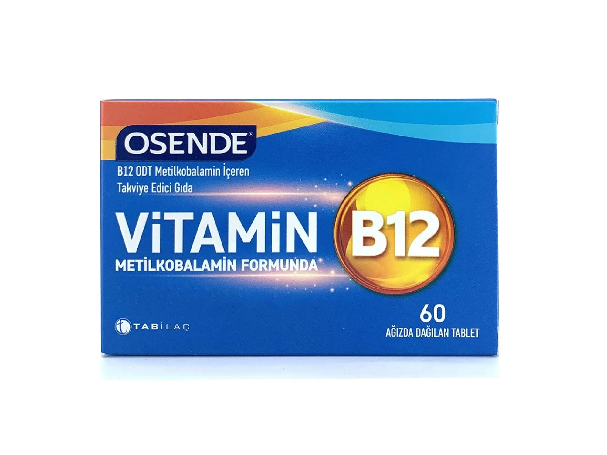 Osende Vitamin B12 60 Ağızda Dağılan Tablet