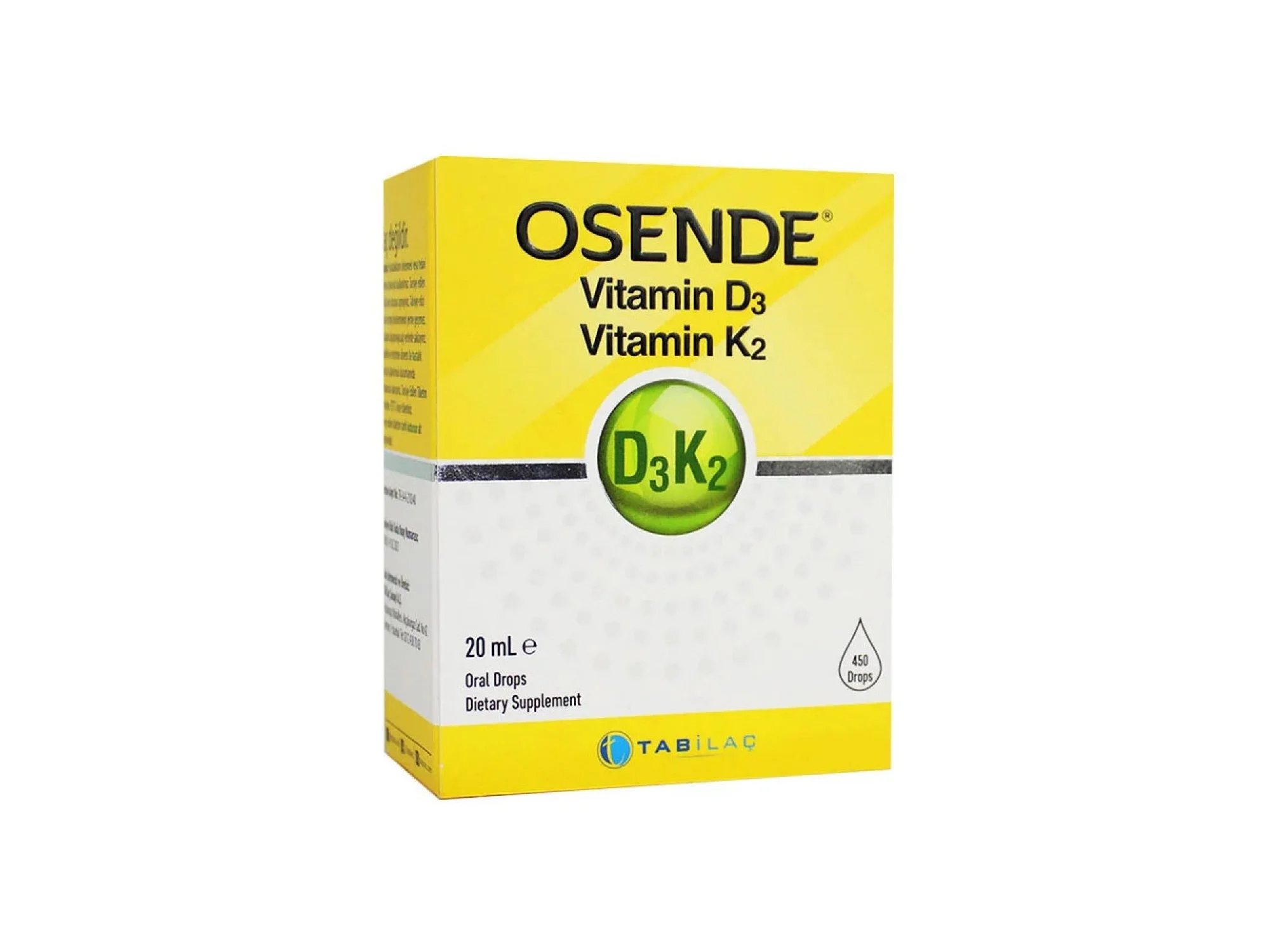 Osende Vitamin D3 K2 Damla 20 ml