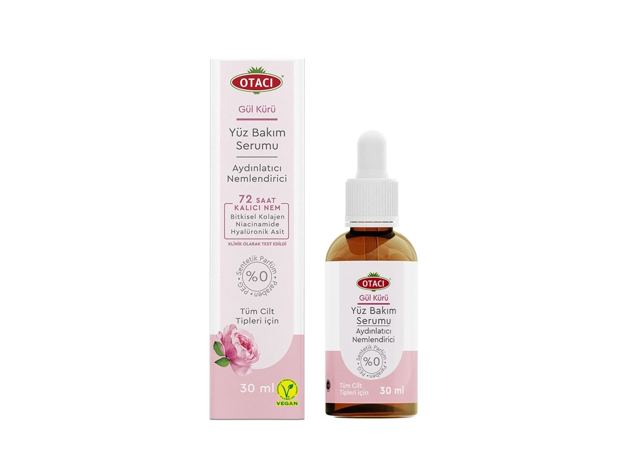 Otacı Gül Kürü Yüz Bakım Serumu 30 ml