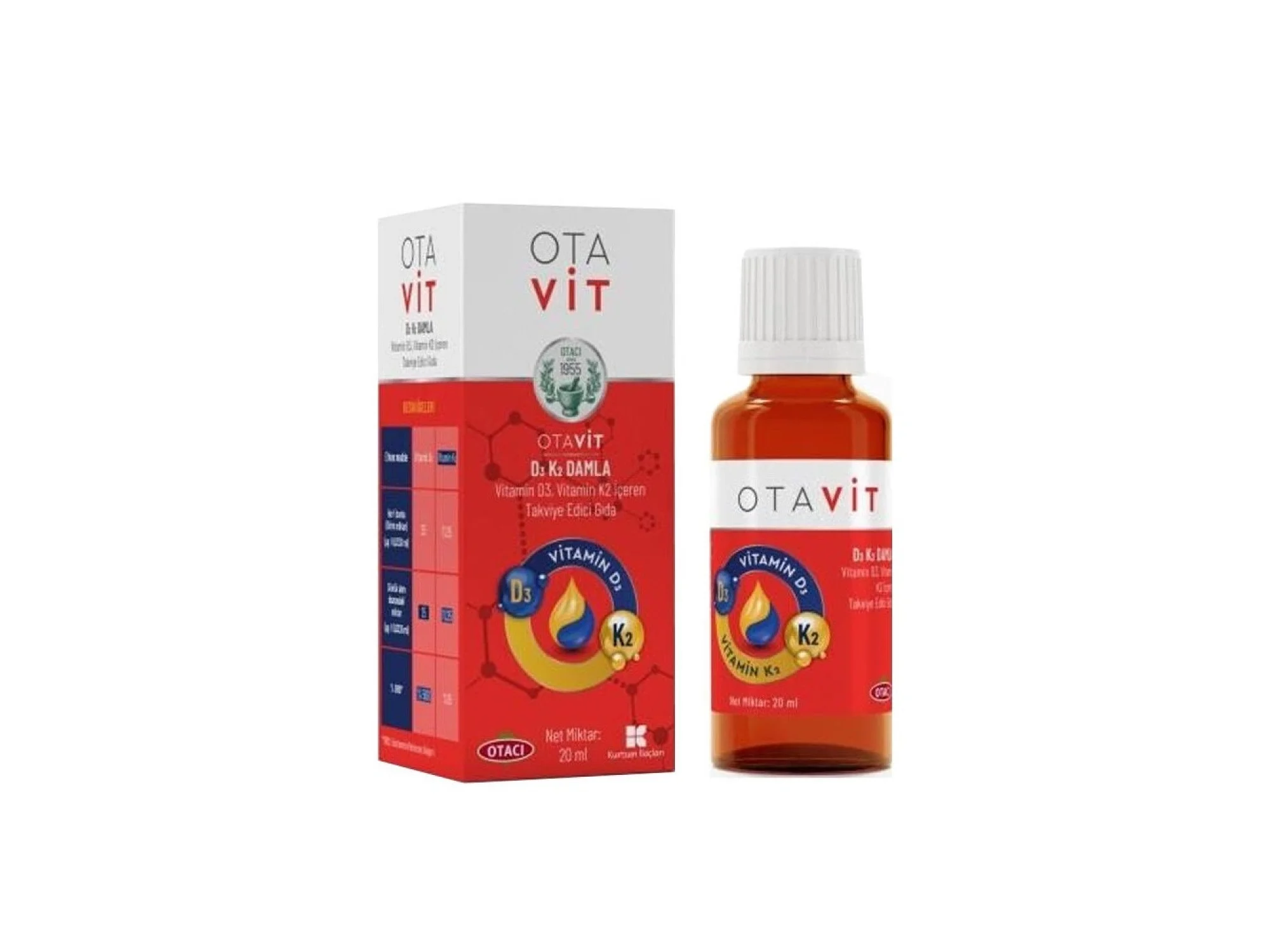 Otavit D3 K2 Damla 20 ml