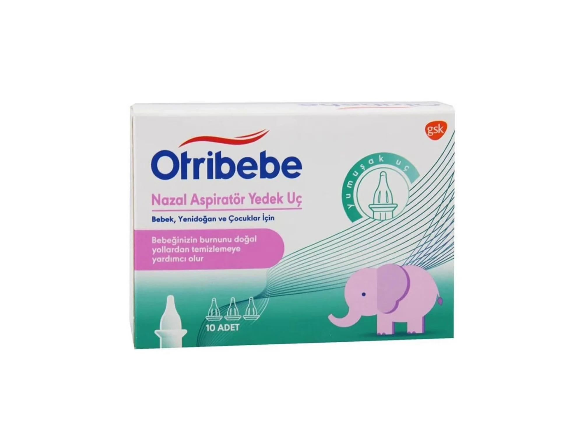 Otribebe Nazal Aspiratör Yedek Ucu 10 Adet