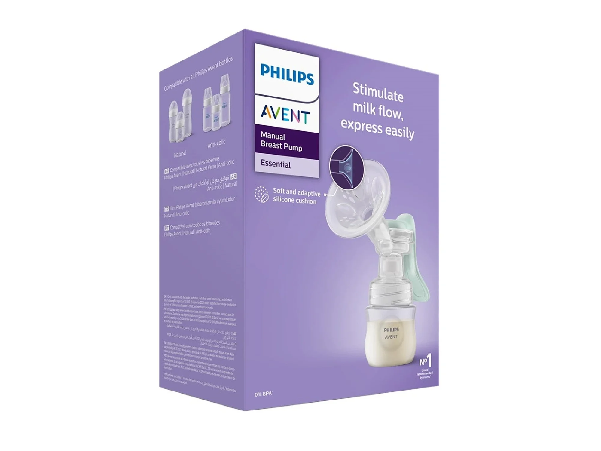 Philips Avent Essential Manual Breast Pump Manuel Göğüs Pompası Scf417/11