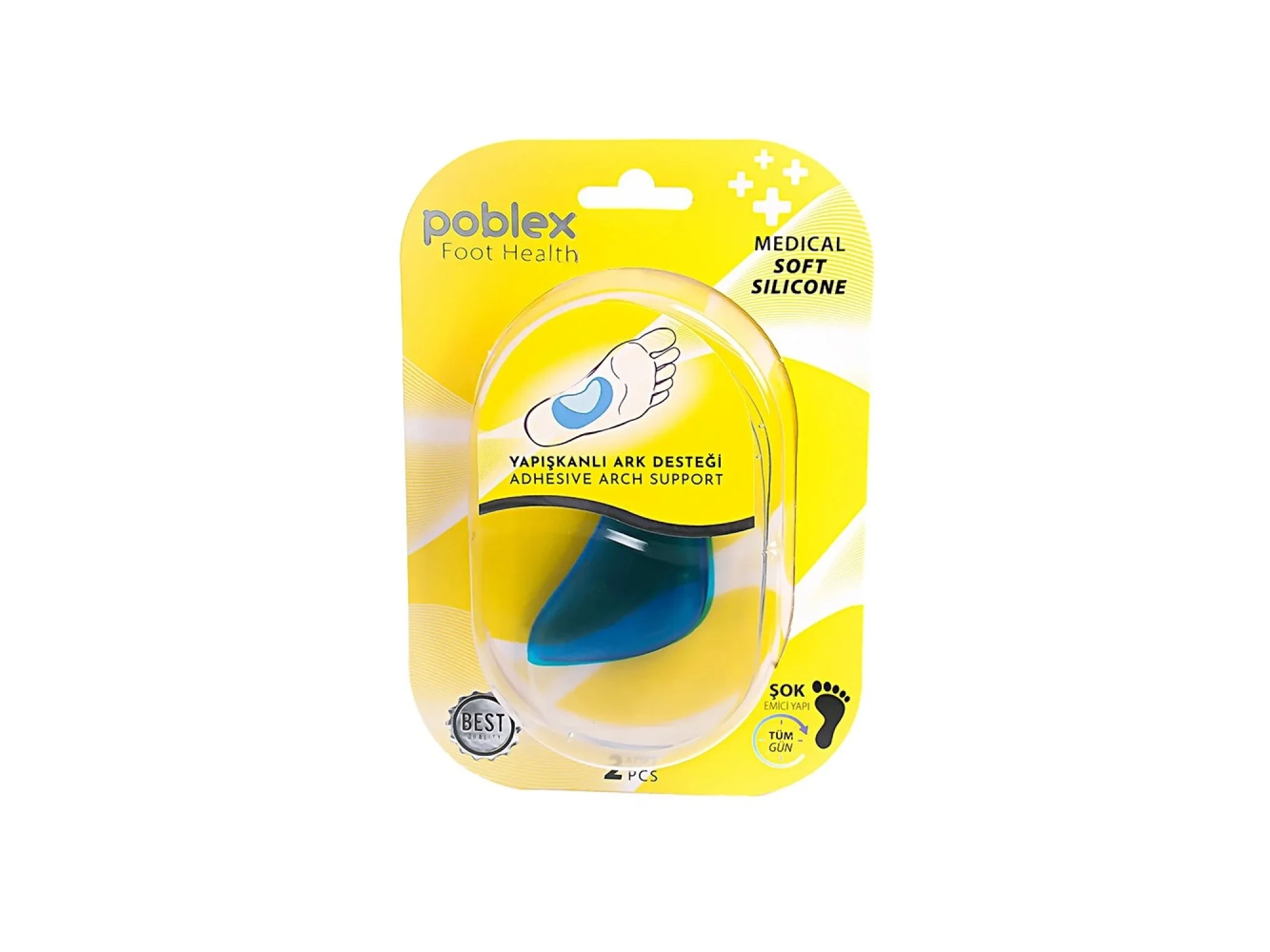 Poblex Ark Desteği Yapışkanlı Jel