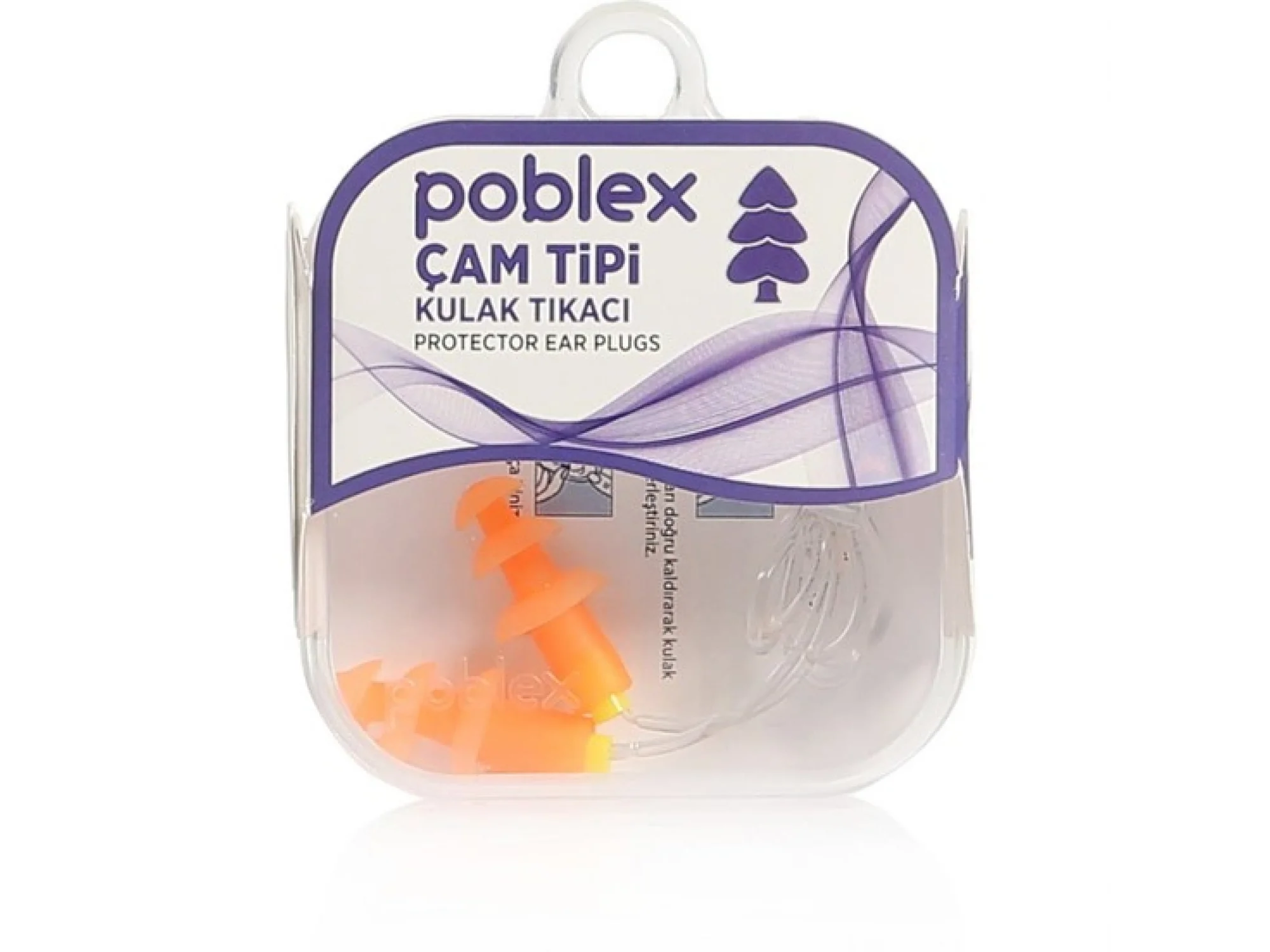Poblex Çam Tipi Kulak Tıkacı - Medium