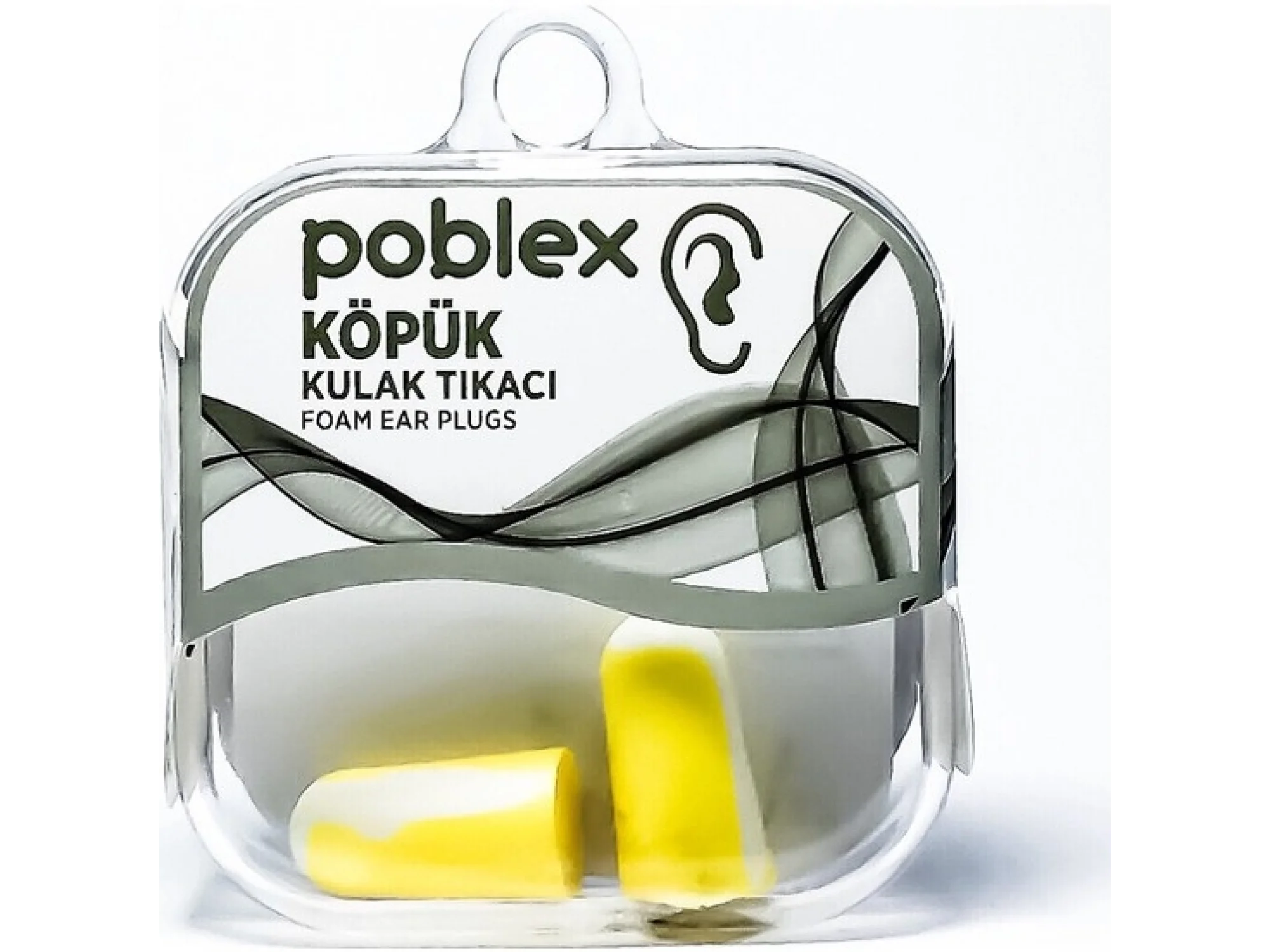 Poblex İpli Köpük Kulak Tıkacı