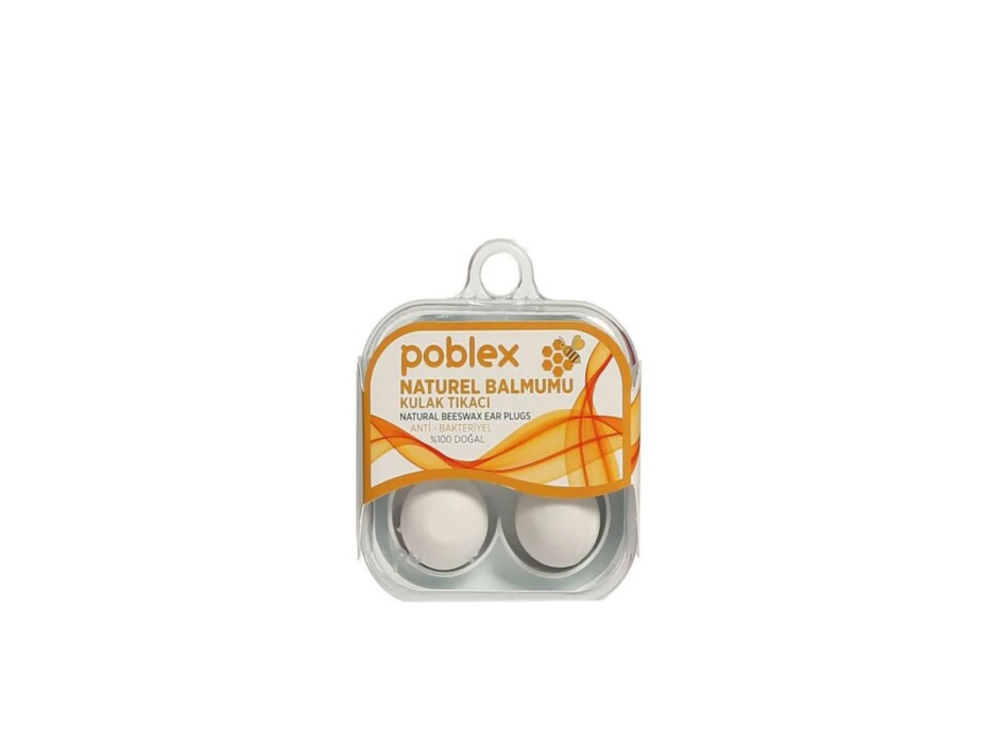 Poblex Naturel Balmumu 4 lü Kulak Tıkacı
