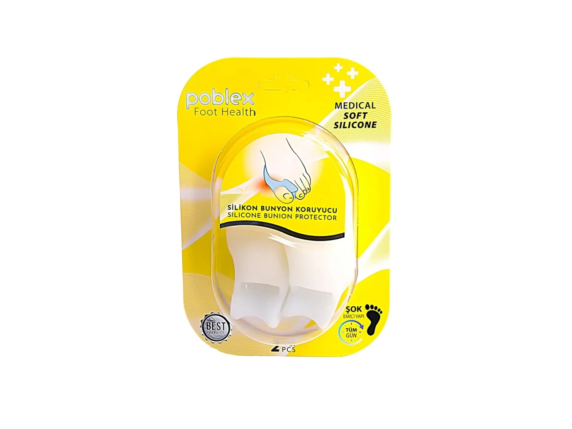 Poblex Silikon Makaralı Bunyon Koruyucu