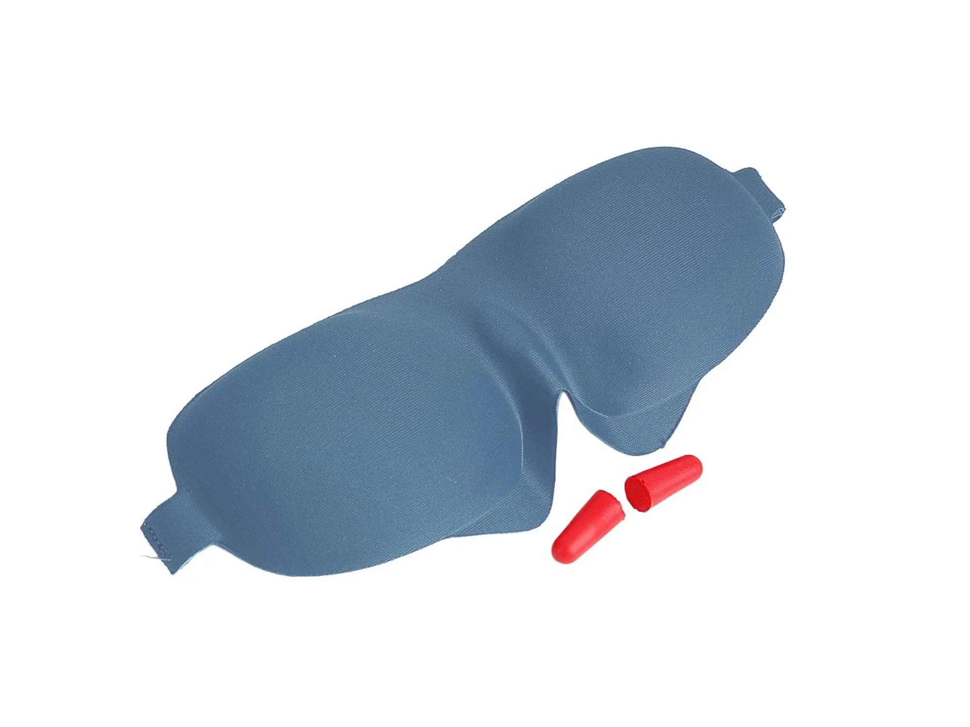 Poblex Uyku Maskesi Yeni Kulak Tıkacı Hediyeli Mavi