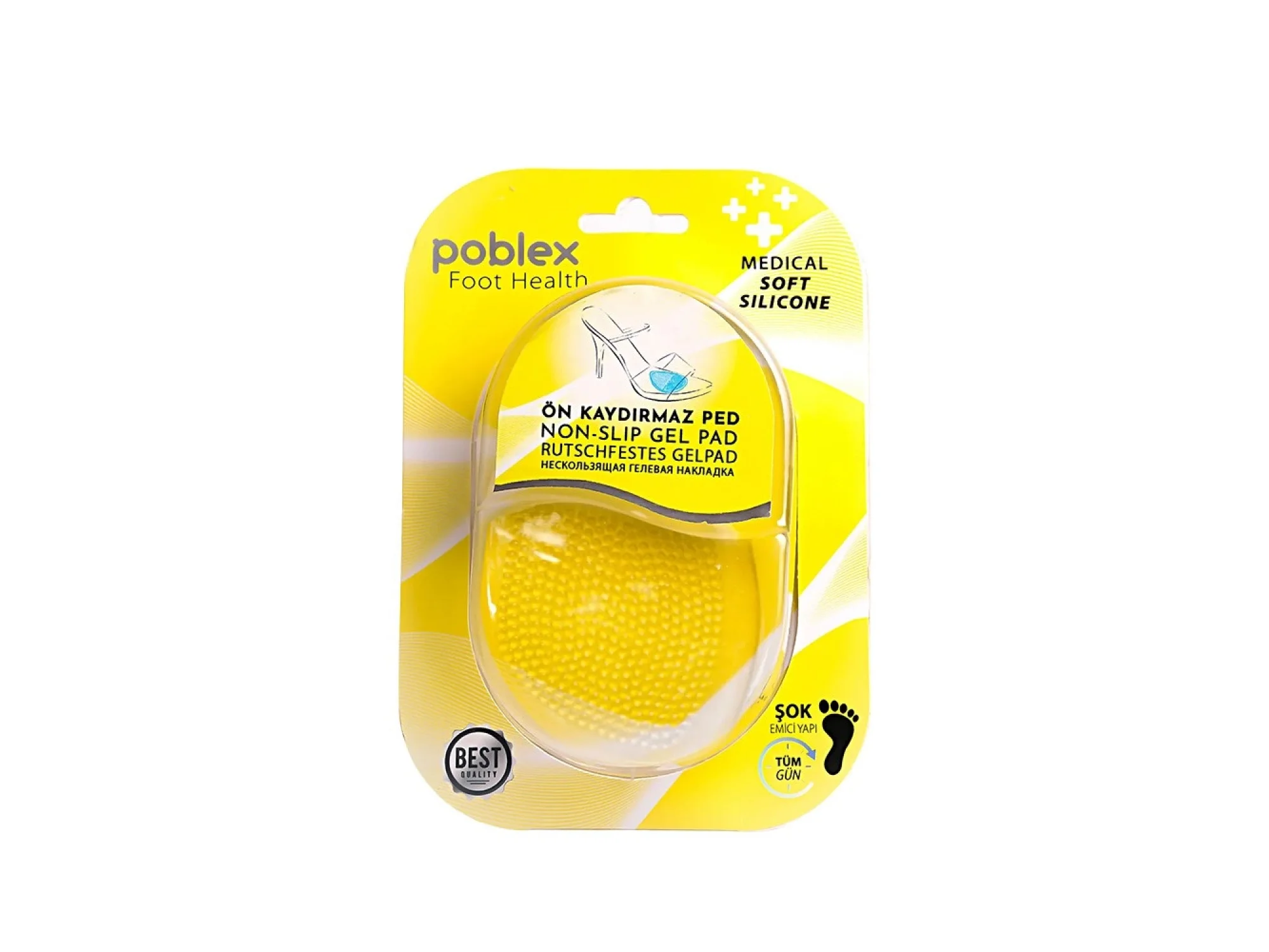 Poblex Yapışkanlı Ön Kaydırmaz Ped