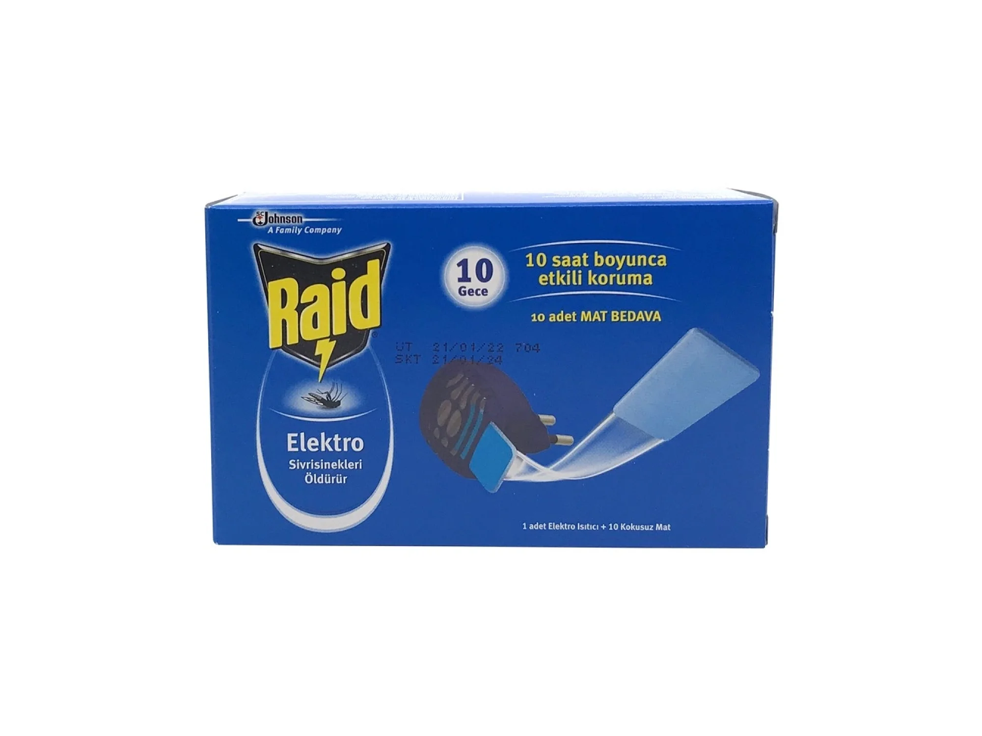 Raid Elektromat Isıtıcı + 10 Mat Bedava