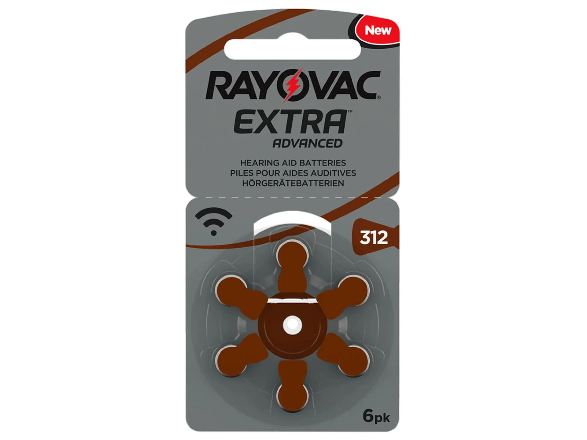 Rayovac 312 Numara İşitme Cihazı Pili 6lı