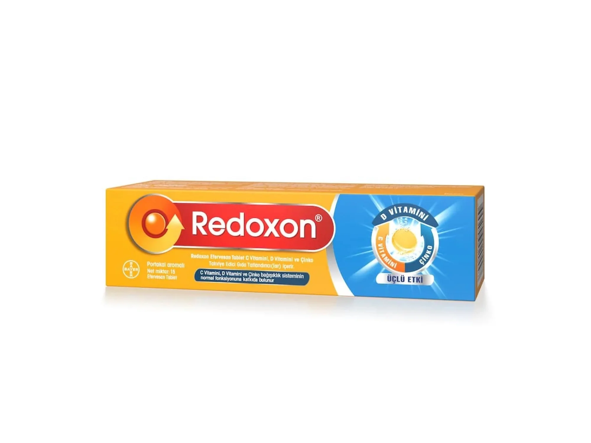 Redoxon 3lü Etkili 15 Efervesan Tablet