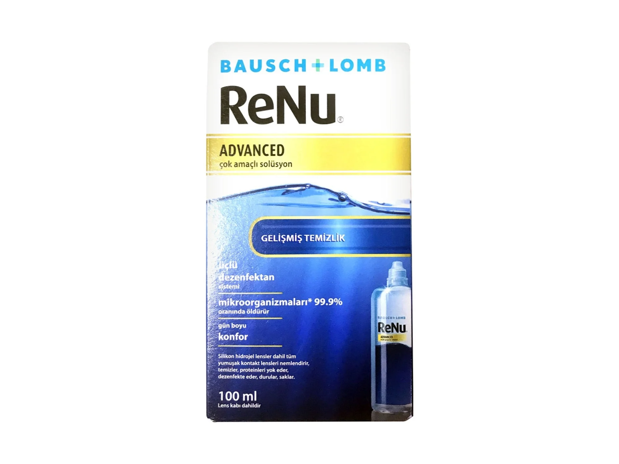 Renu Advanced Çok Amaçlı Lens Solüsyonu 100 ml