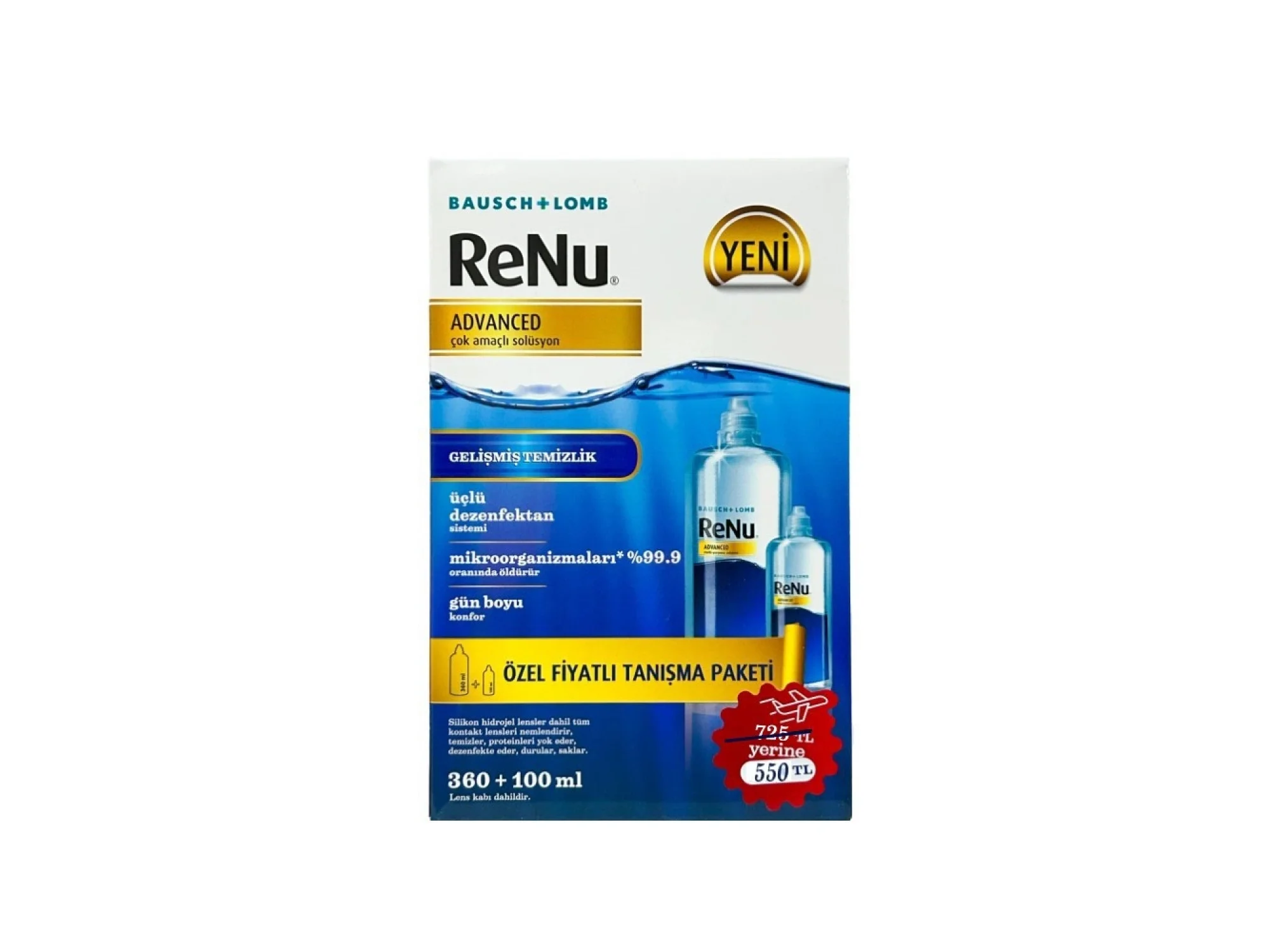 Renu Advanced Lens Solüsyon 360 ml + 100 ml