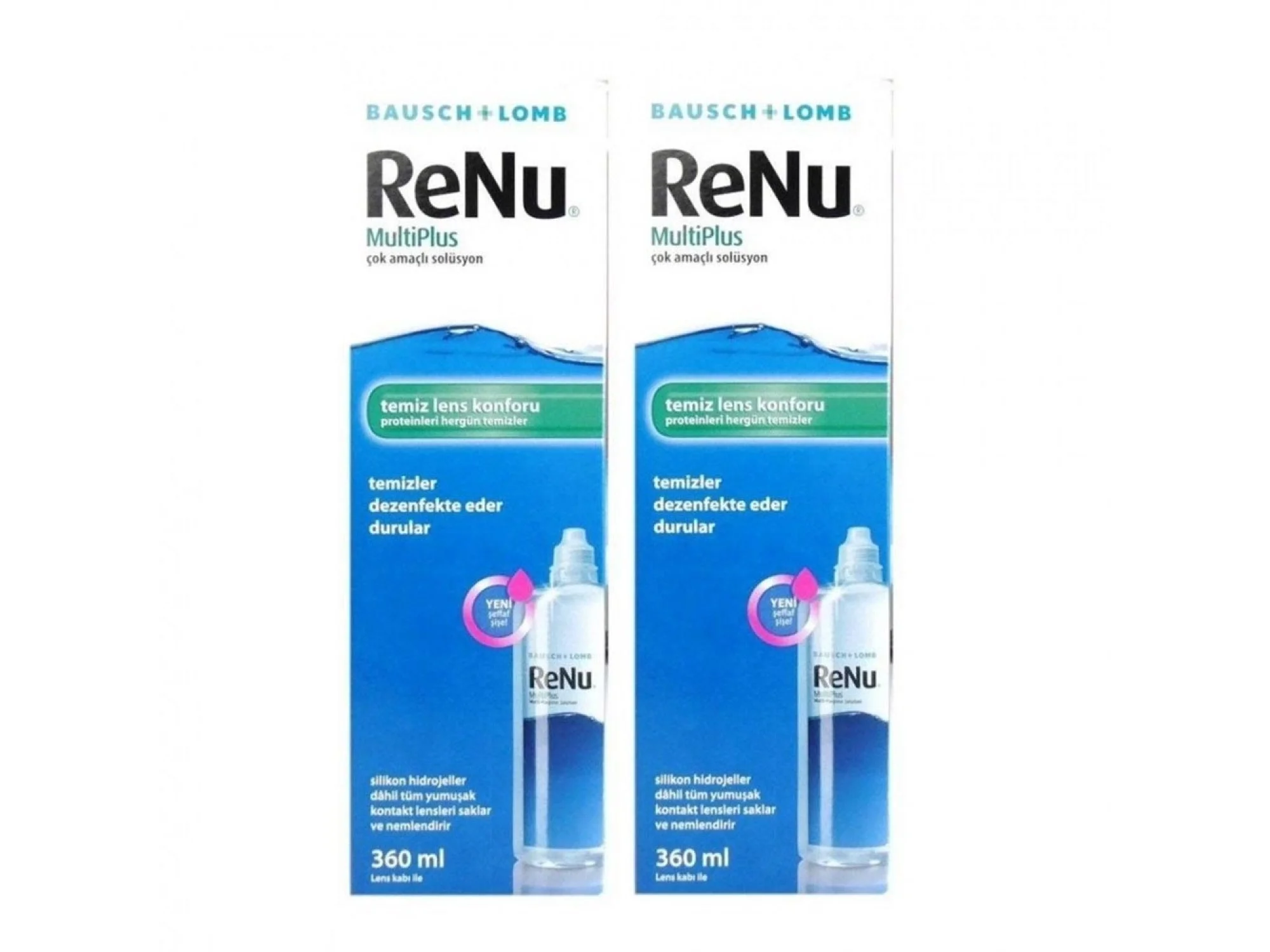 Renu Multiplus Lens Solüsyonu 360 ml 2li Kofre