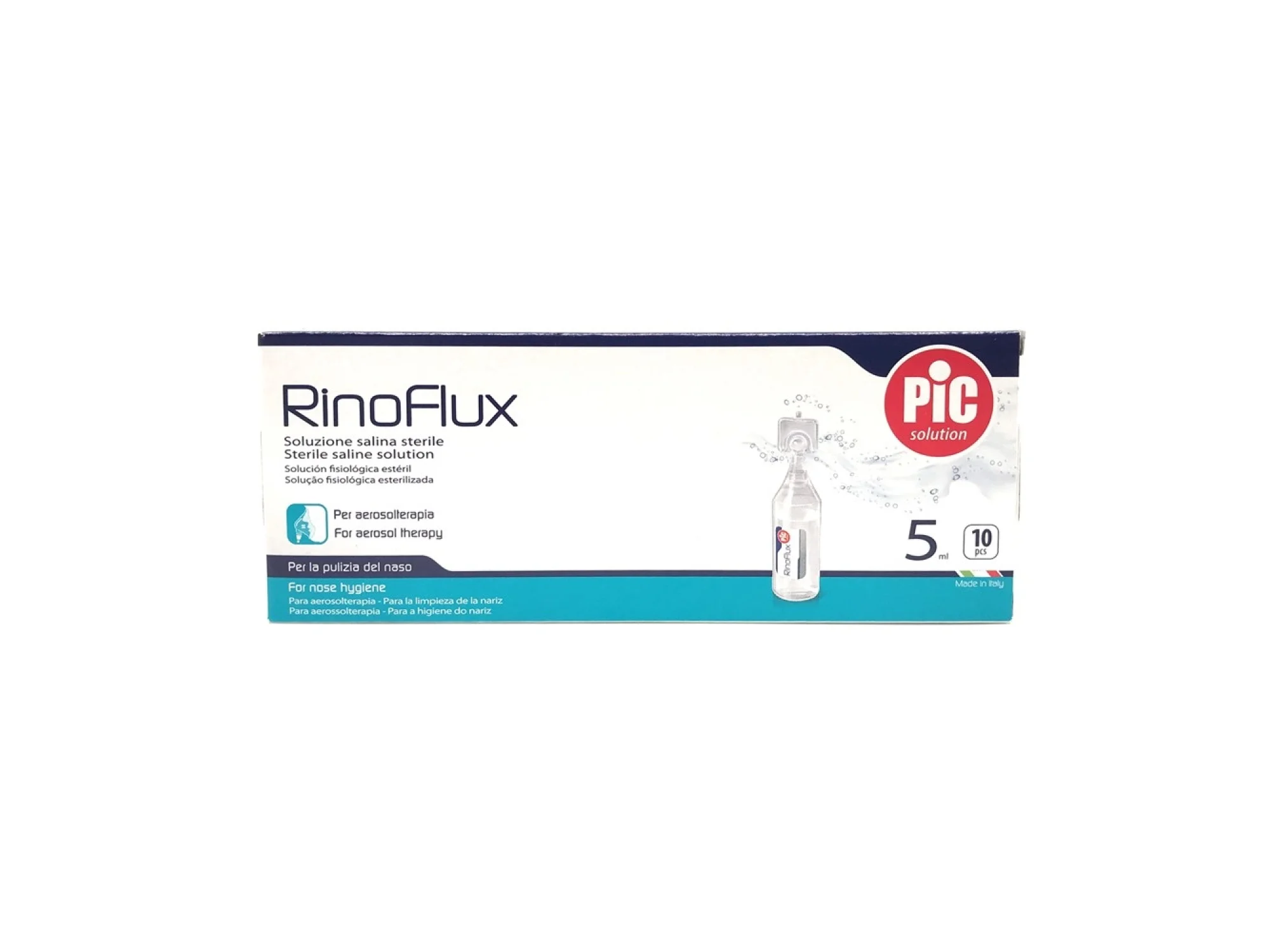 Rinoflux Steril Serum Fizyolojik Damla 10 Flakon
