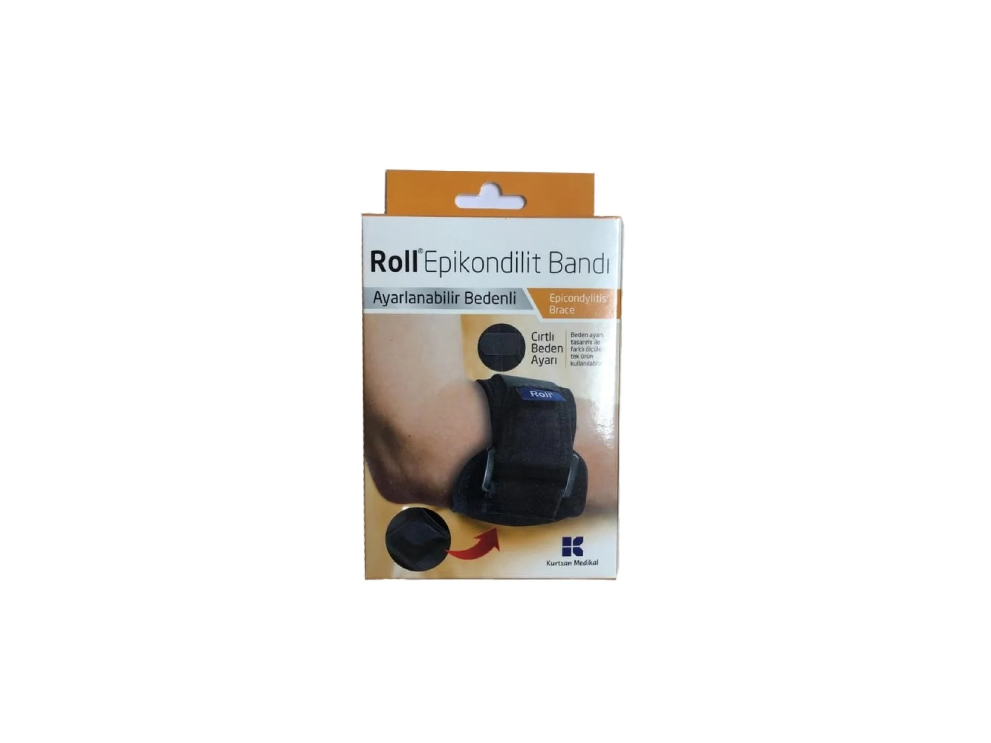 Roll Ayarlanabilir Bedenli Epikondilit Bandı